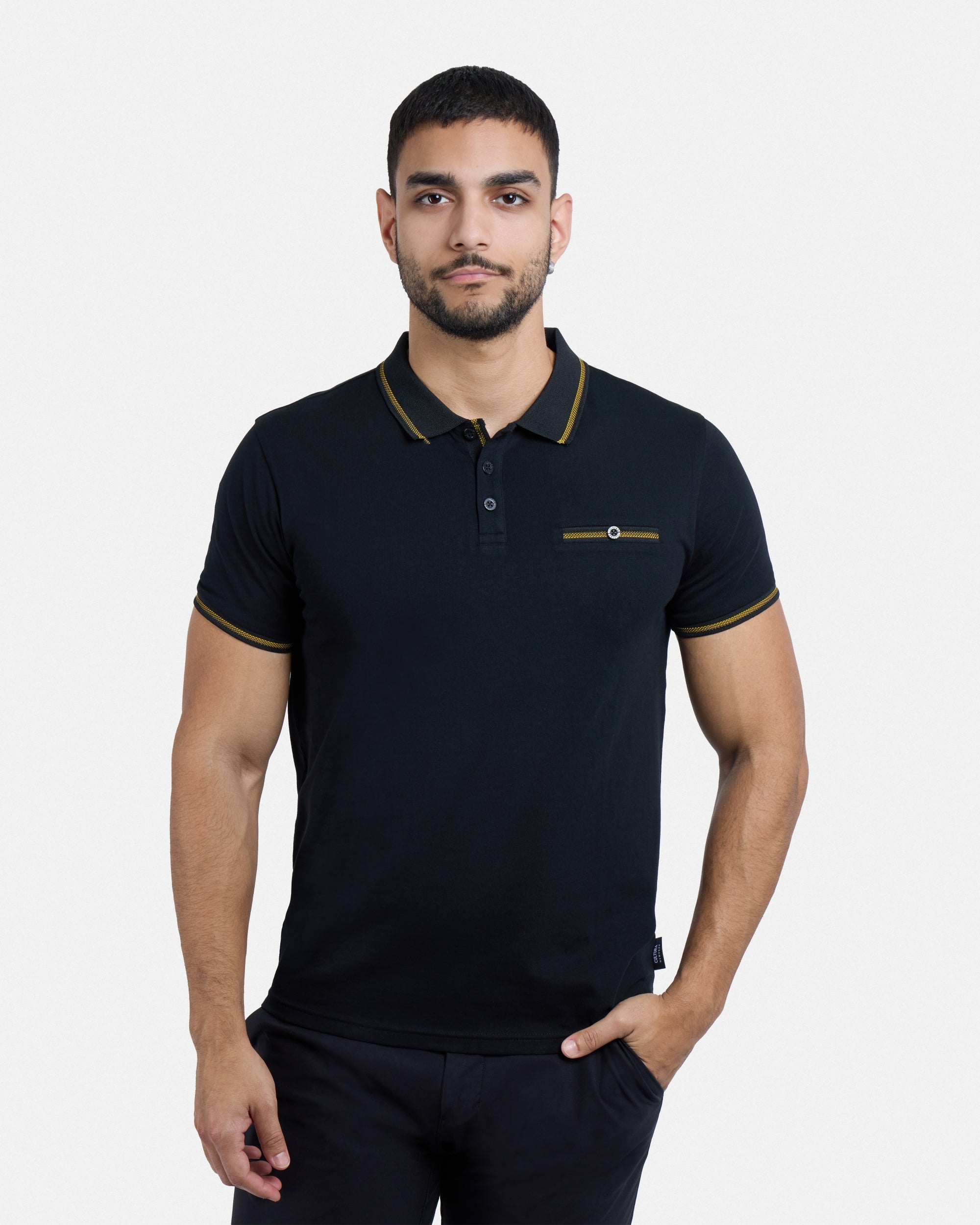 Men's Short Sleeves Cotton Polo