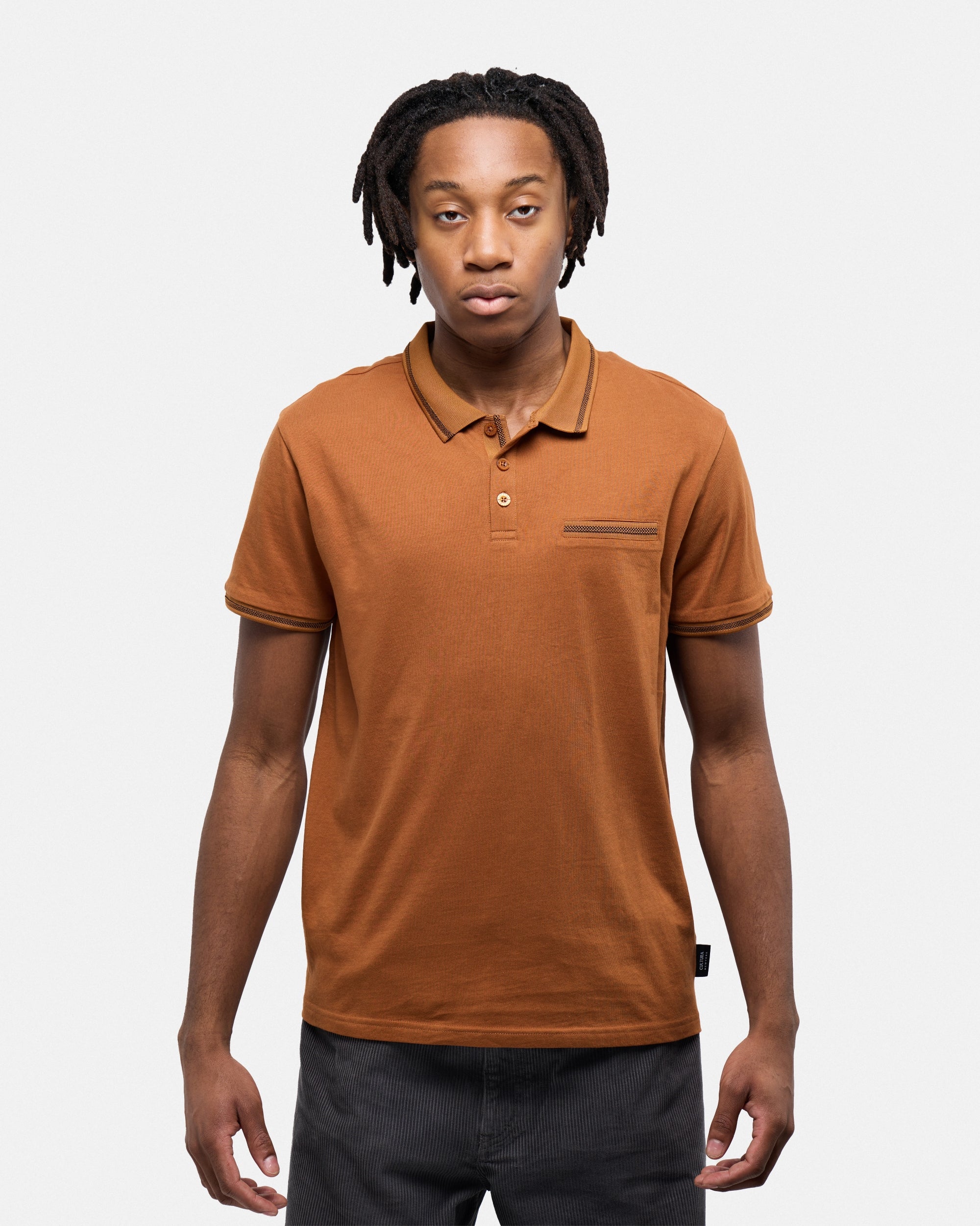 Men's Short Sleeves Cotton Polo