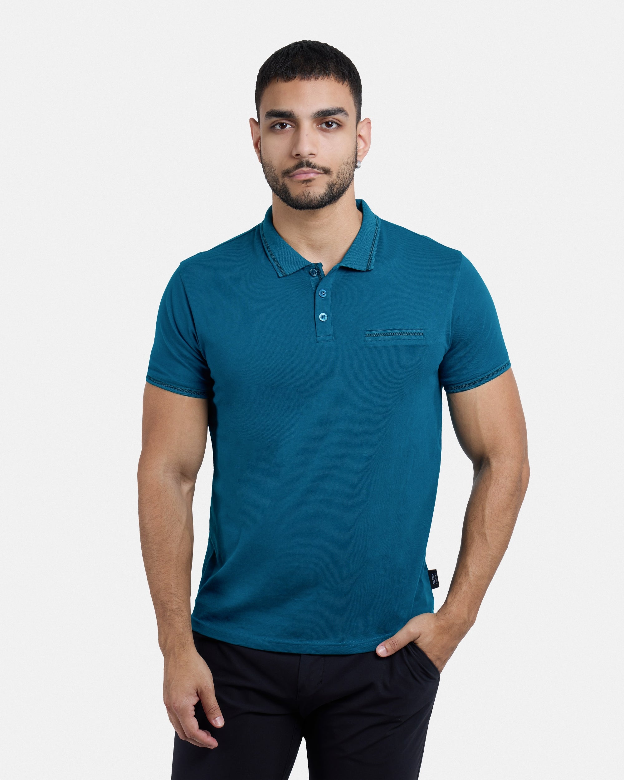 Men's Short Sleeves Cotton Polo