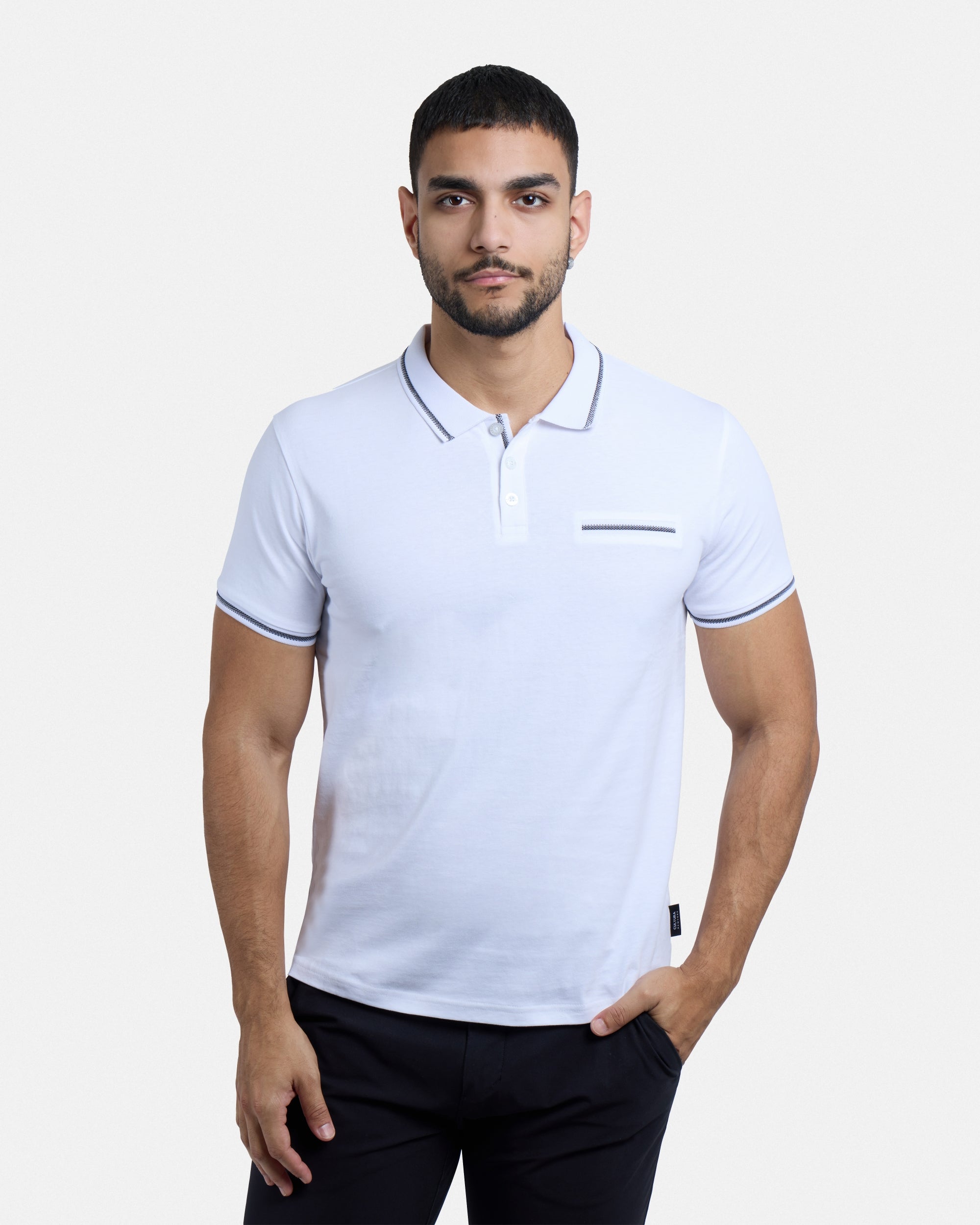Men's Short Sleeves Cotton Polo