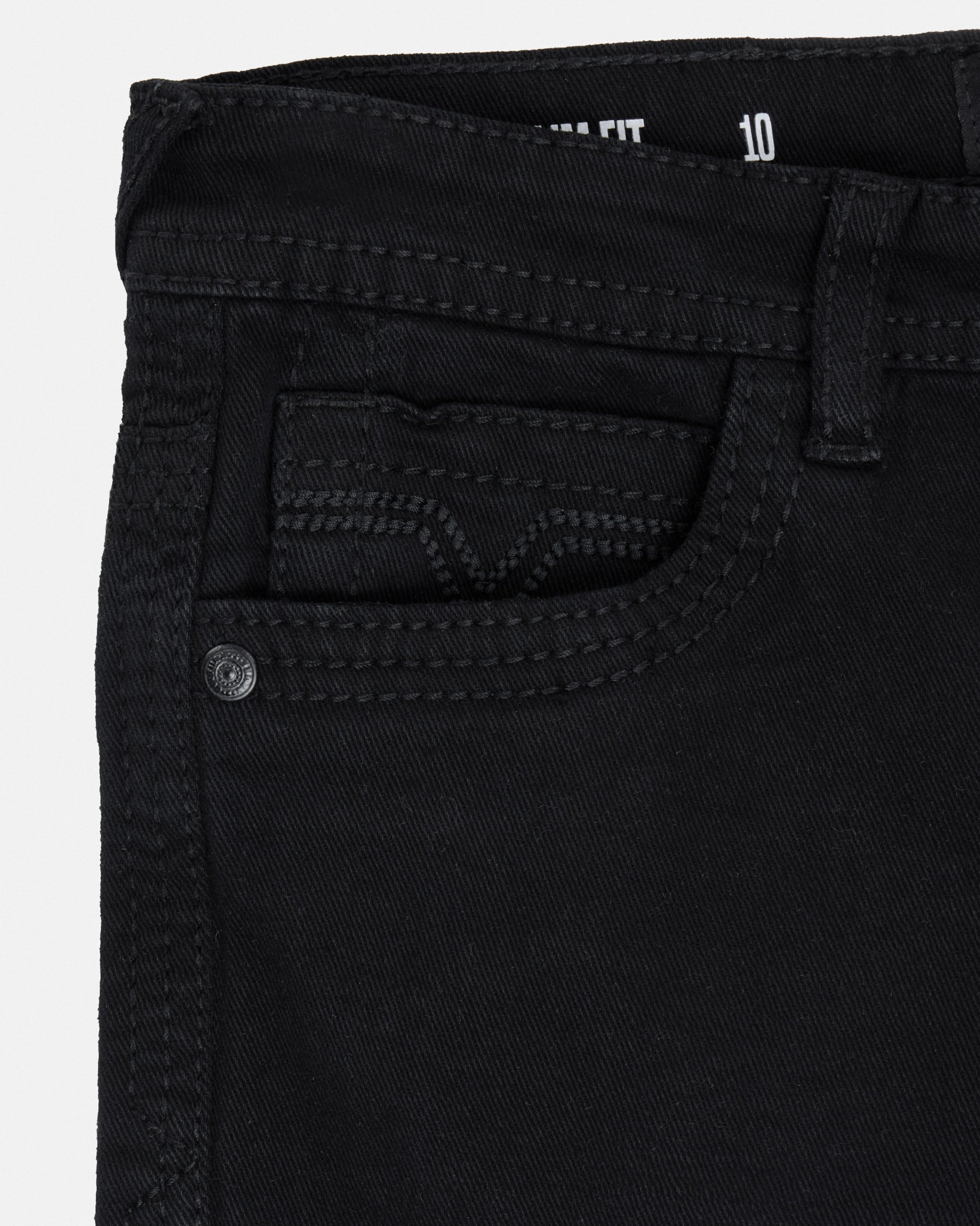 #CUDJB9100743 Boy's Saddle Stitch Color Jeans With Flap Pocket-thumbmail-4