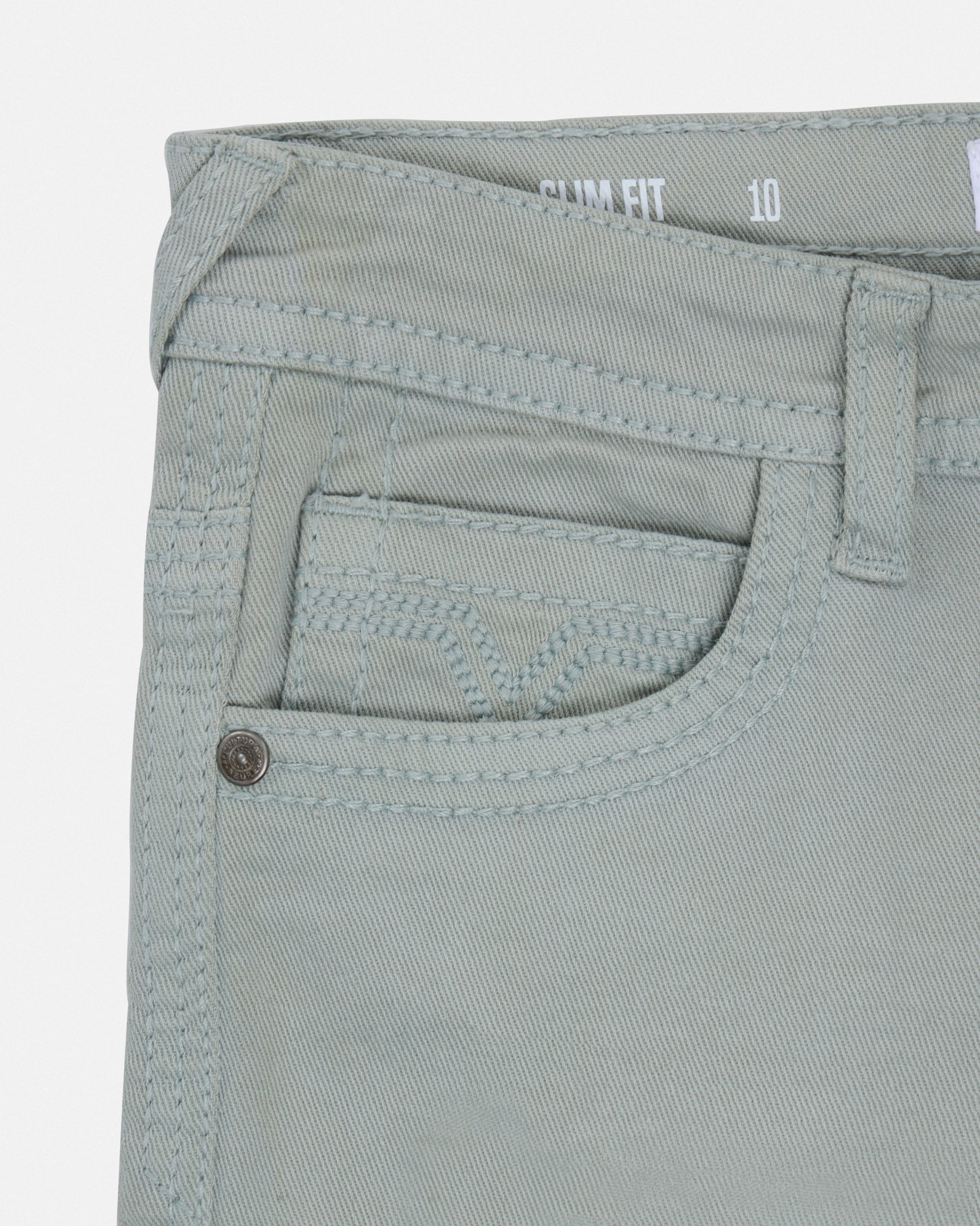 #CUDJB9100743 Boy's Saddle Stitch Color Jeans With Flap Pocket-thumbmail-19