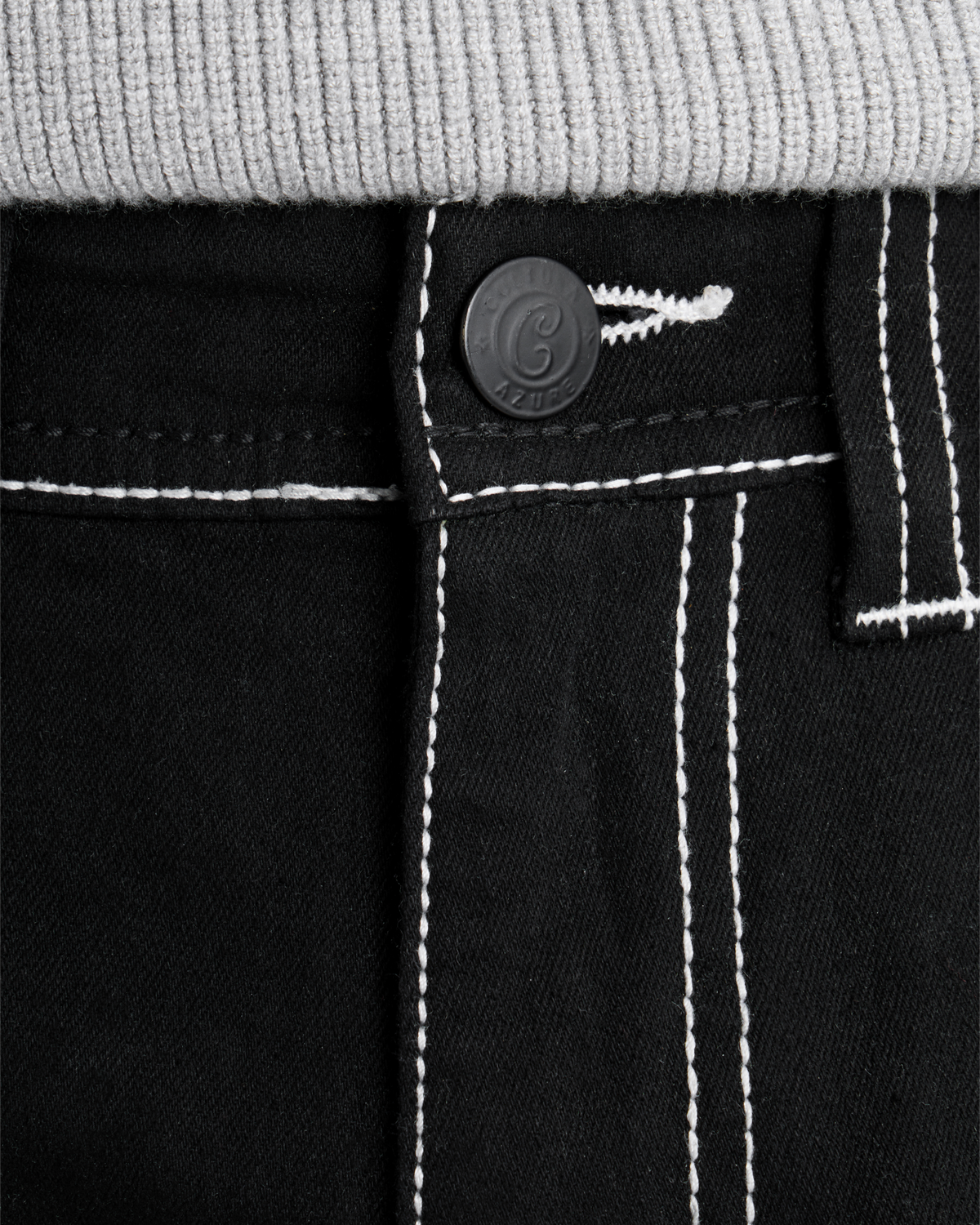 #CUDJM9100739 Saddle Stitch Relaxed Fit Western Color Jeans-thumbmail-46