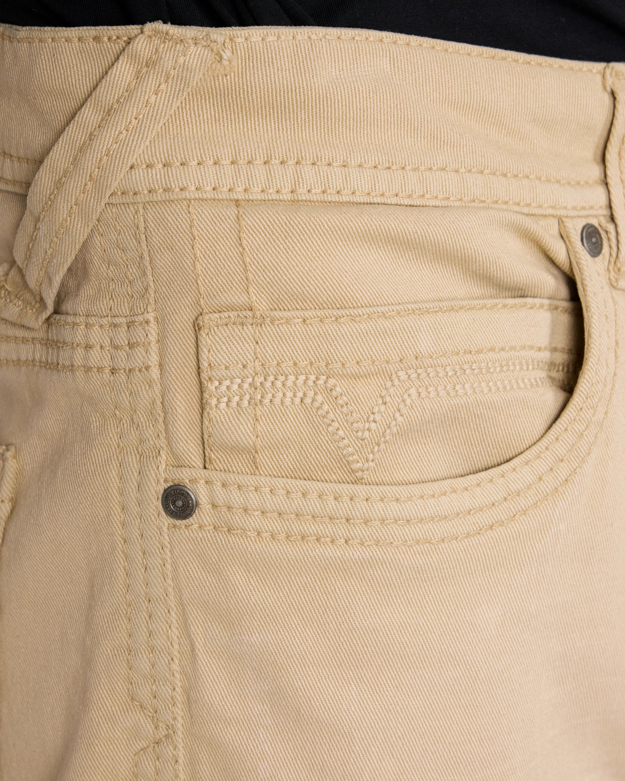 #CUDJM9100739 Saddle Stitch Relaxed Fit Western Color Jeans-thumbmail-23