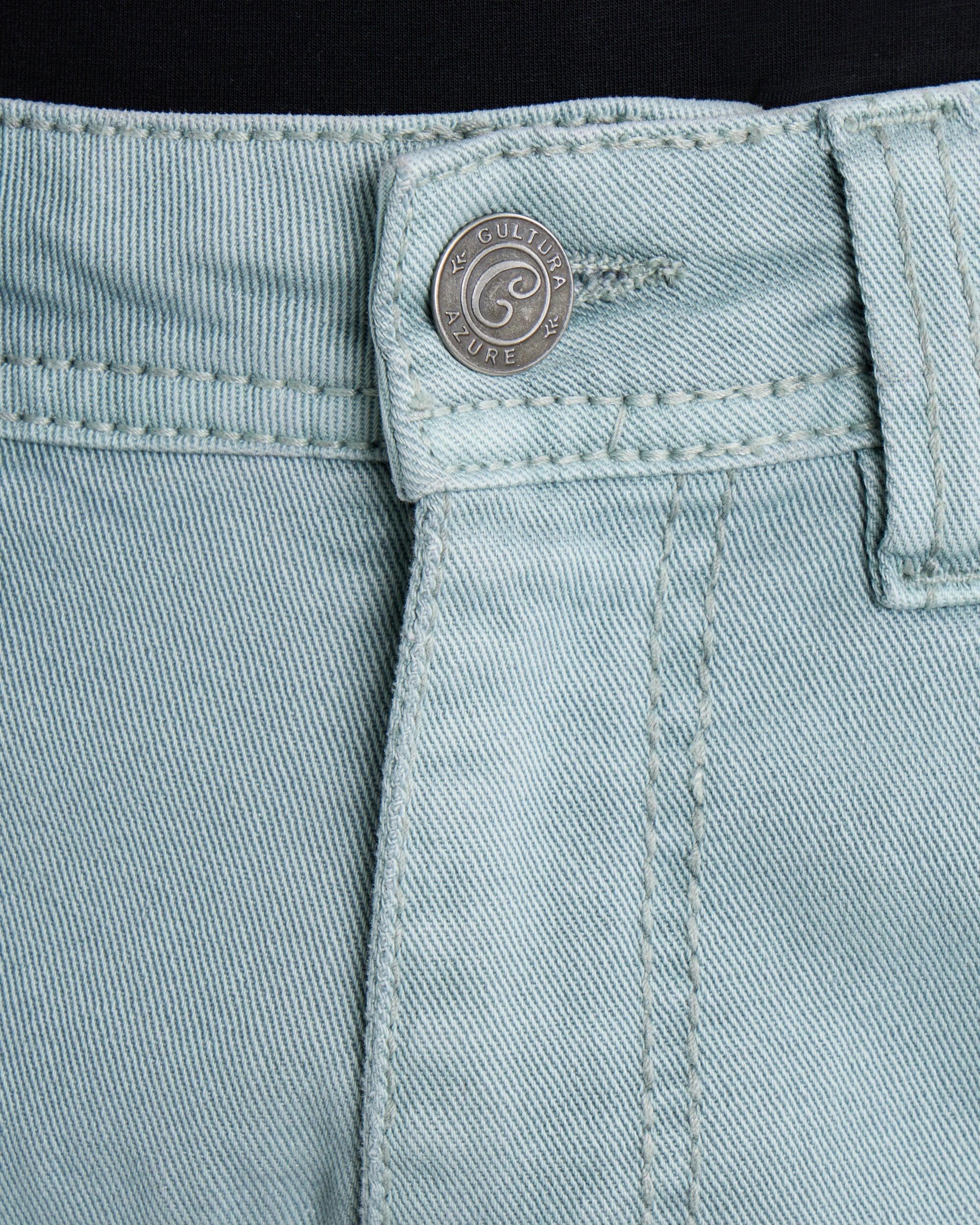 #CUDJM9100739 Saddle Stitch Relaxed Fit Western Color Jeans-thumbmail-30
