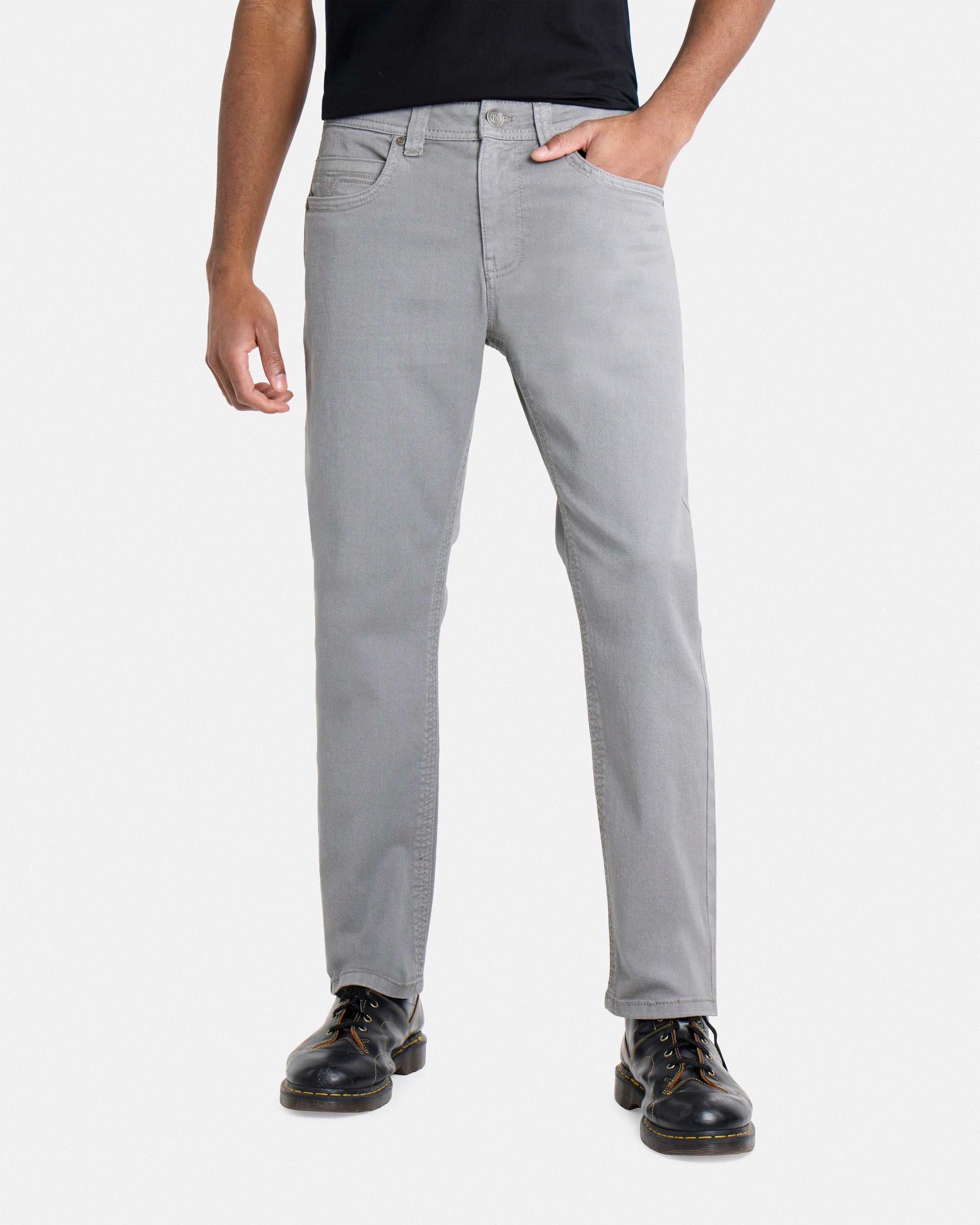 #CUDJM9100739 Saddle Stitch Relaxed Fit Western Color Jeans-thumbmail-33