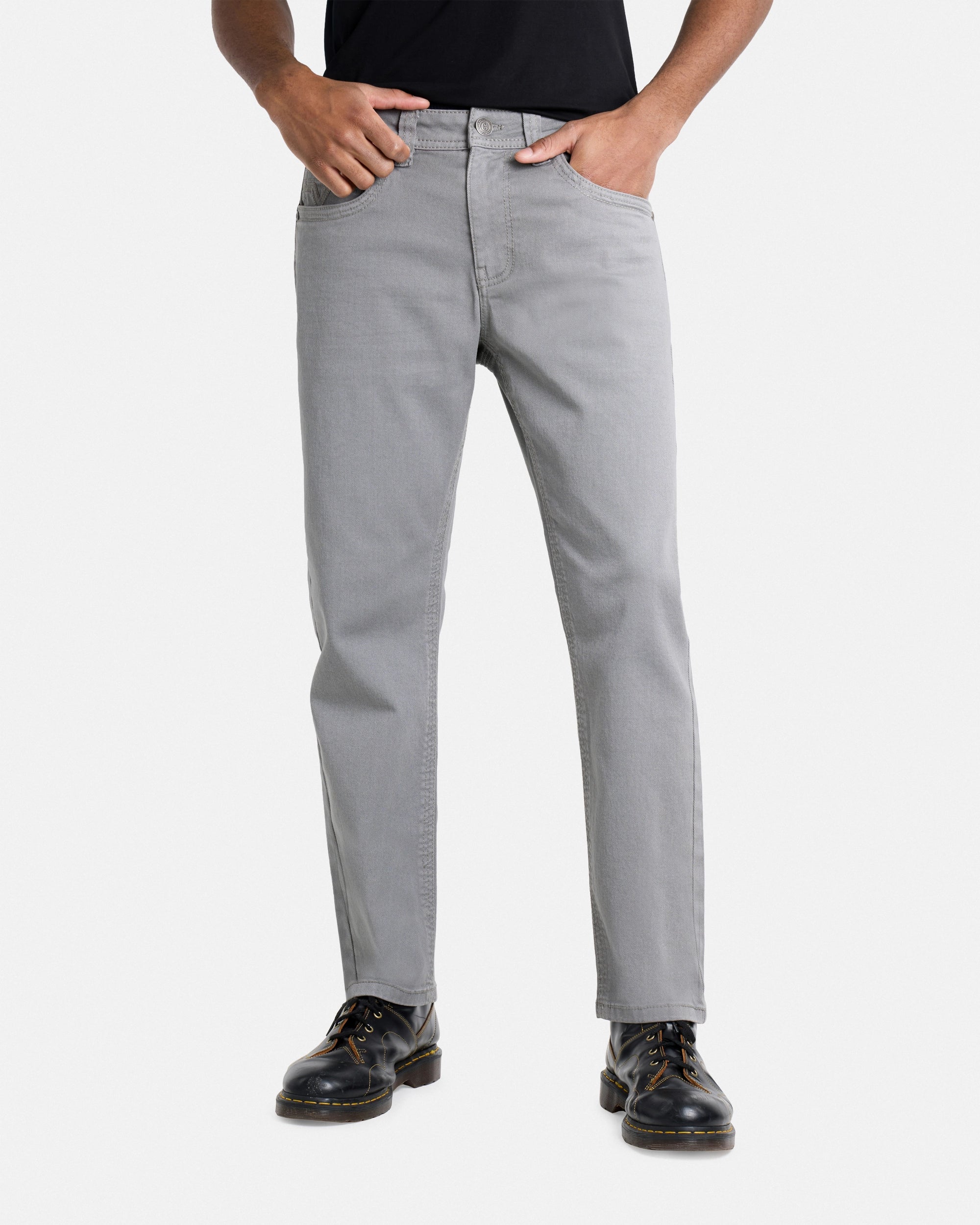 #CUDJM9100739 Saddle Stitch Relaxed Fit Western Color Jeans-thumbmail-37