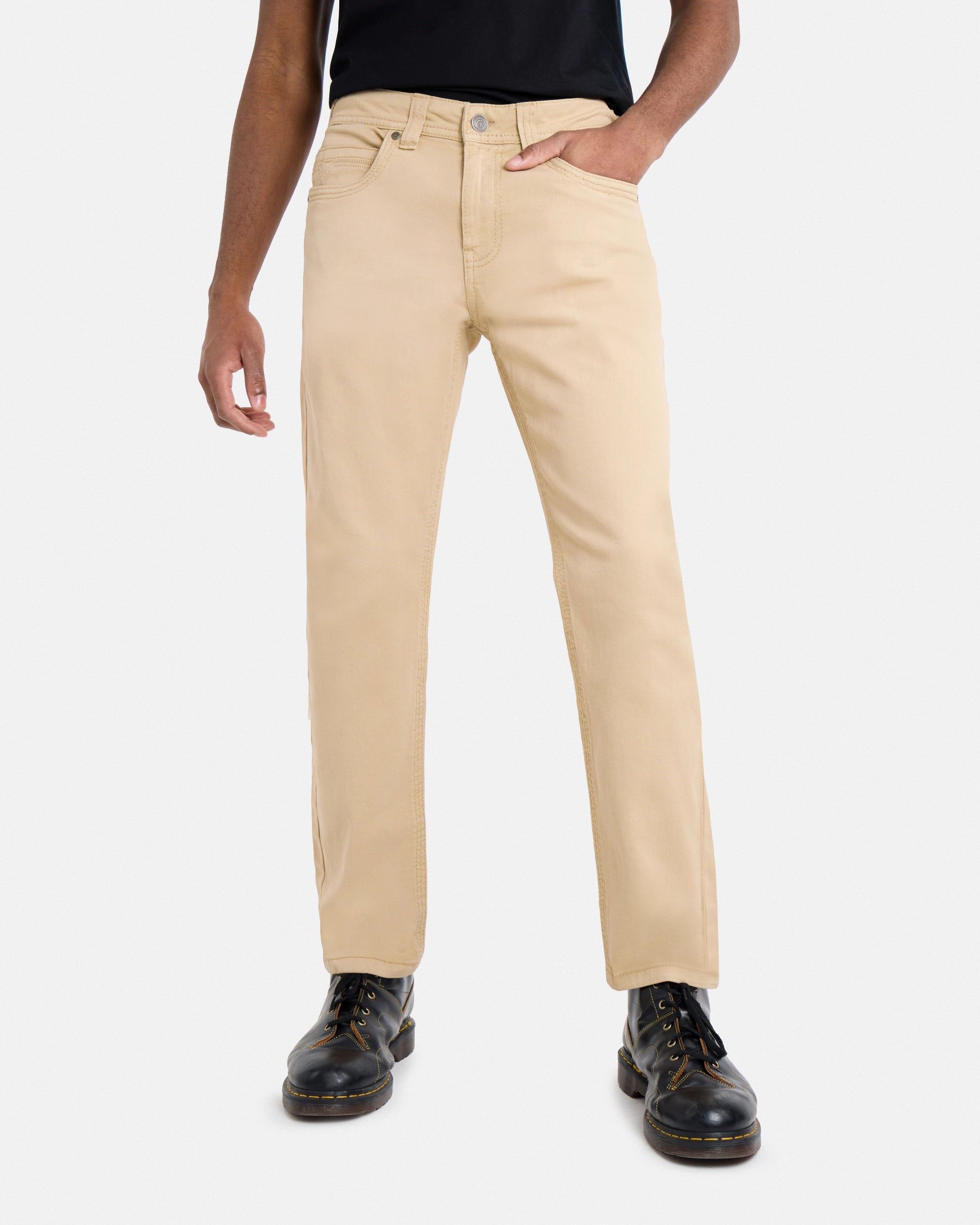 #CUDJM9100740 Saddle Stitch Relaxed Fit Color Western Jeans With Flap Pocket-thumbmail-17