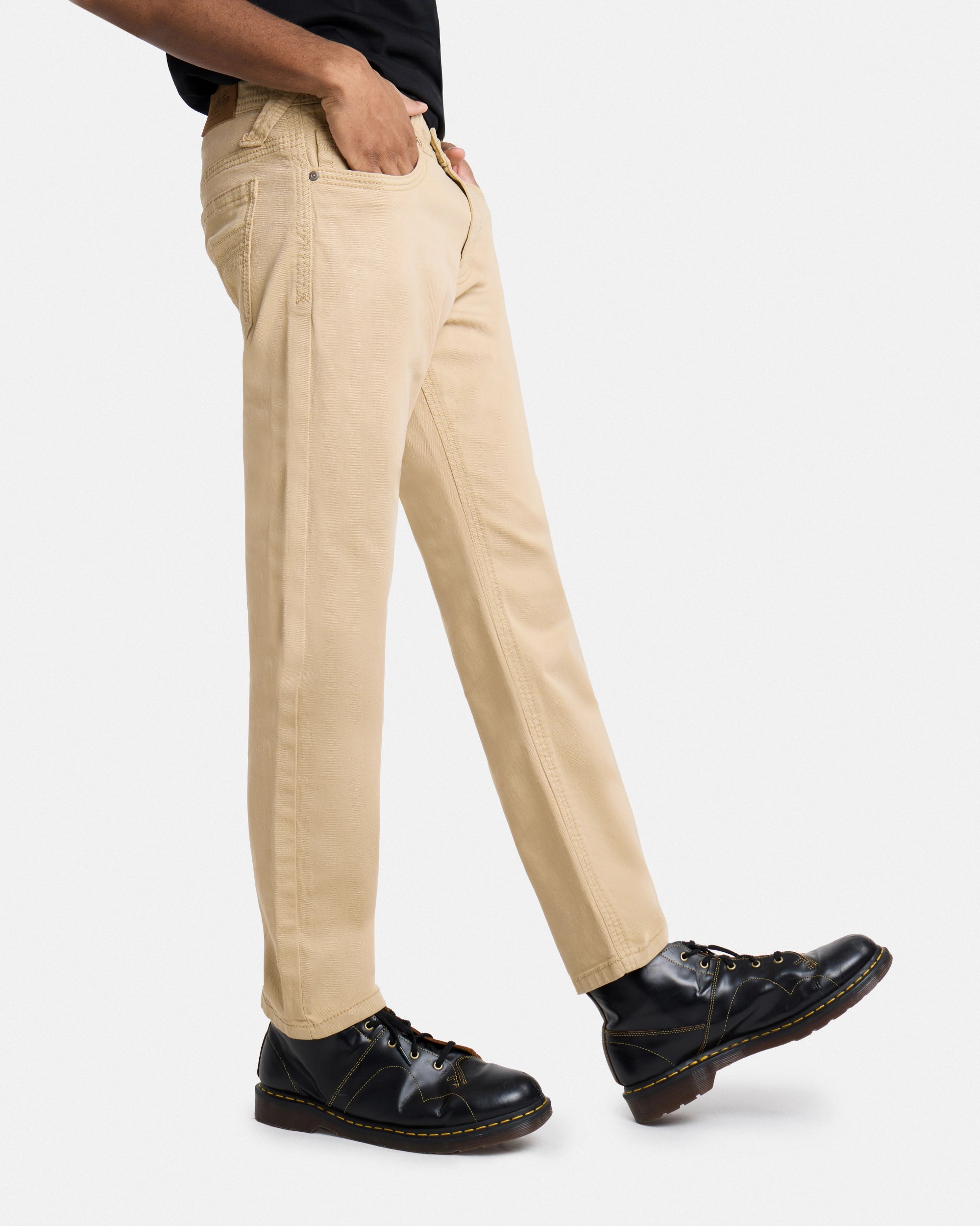 #CUDJM9100740 Saddle Stitch Relaxed Fit Color Western Jeans With Flap Pocket-thumbmail-19
