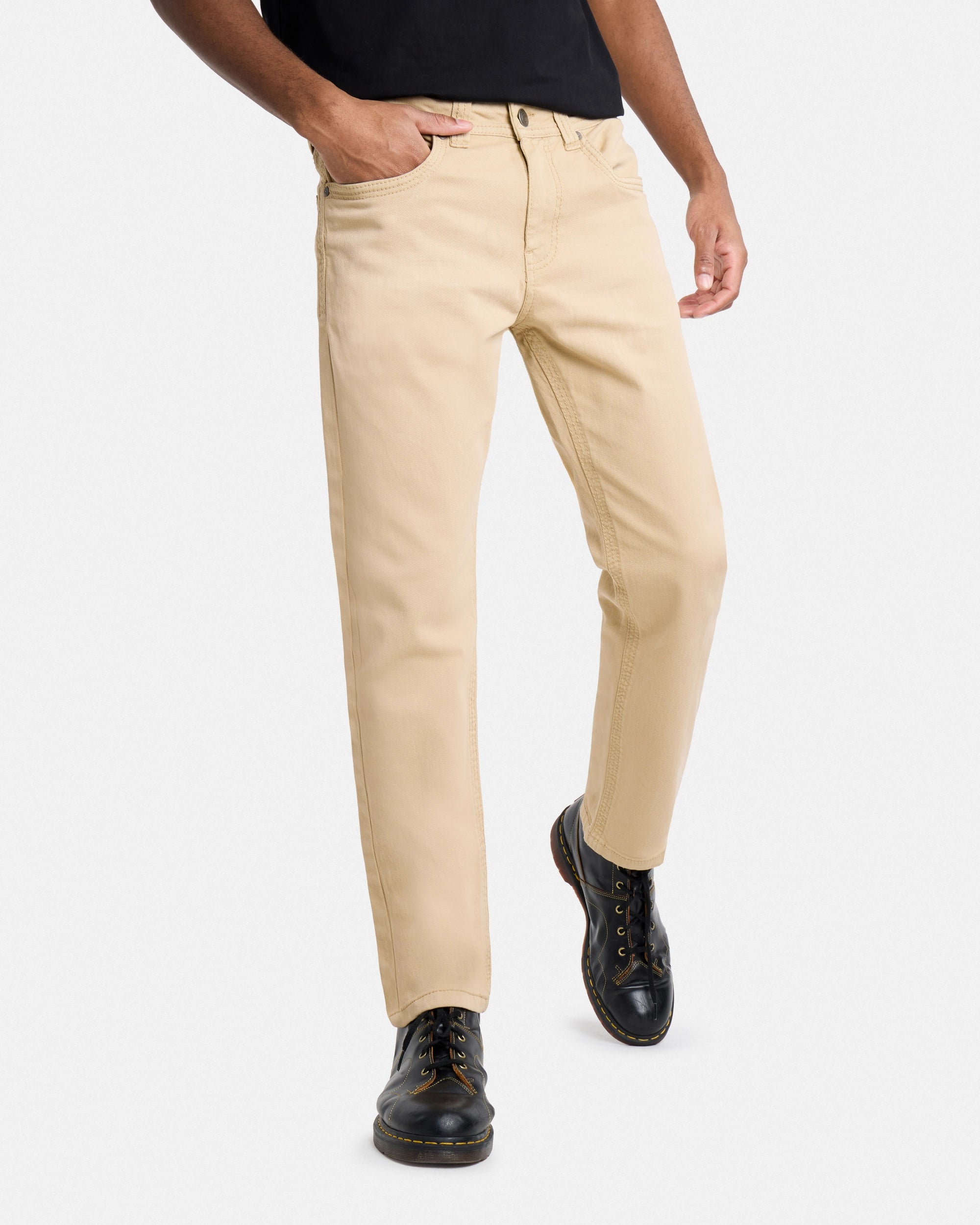 #CUDJM9100740 Saddle Stitch Relaxed Fit Color Western Jeans With Flap Pocket-thumbmail-20