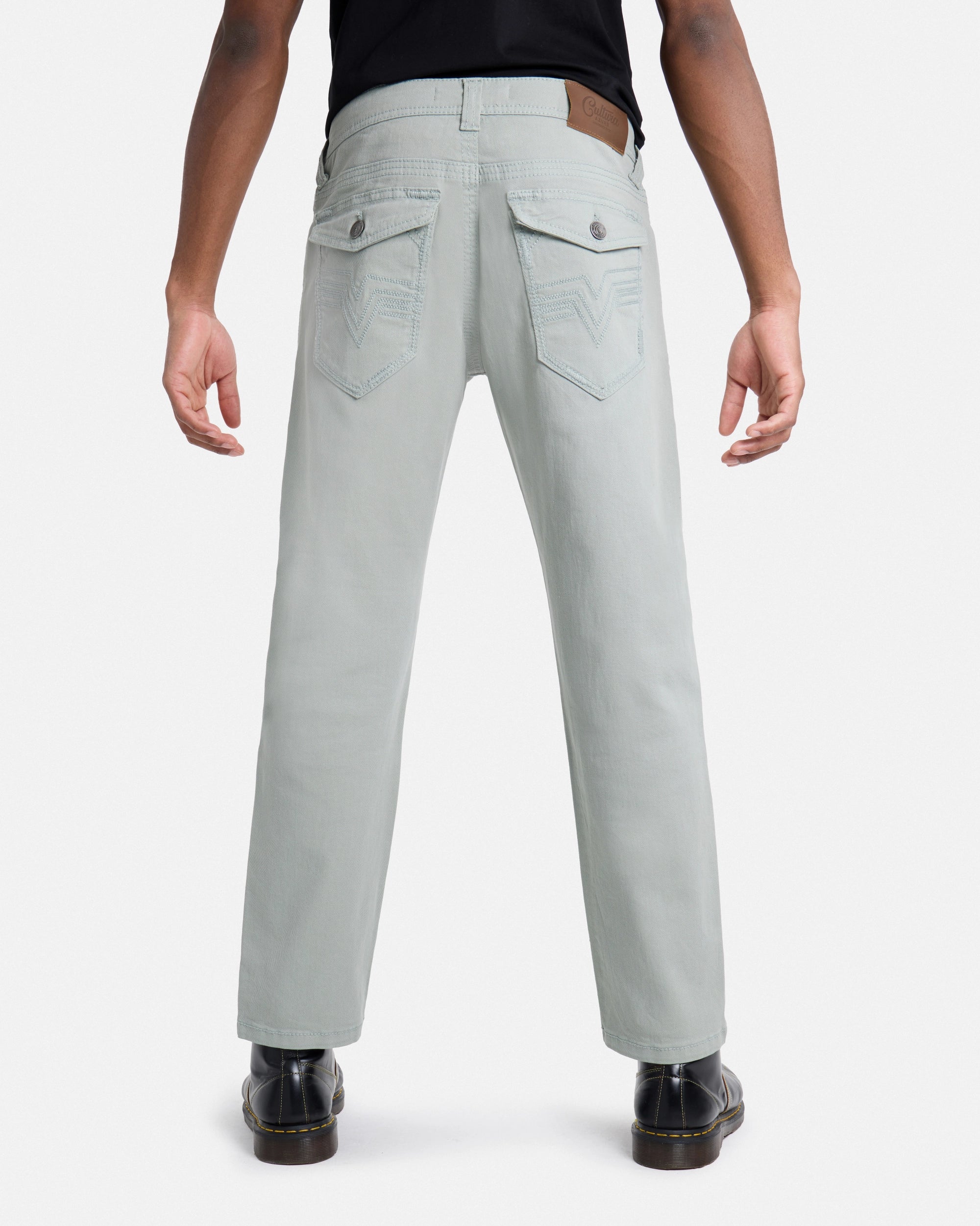 #CUDJM9100740 Saddle Stitch Relaxed Fit Color Western Jeans With Flap Pocket-thumbmail-26