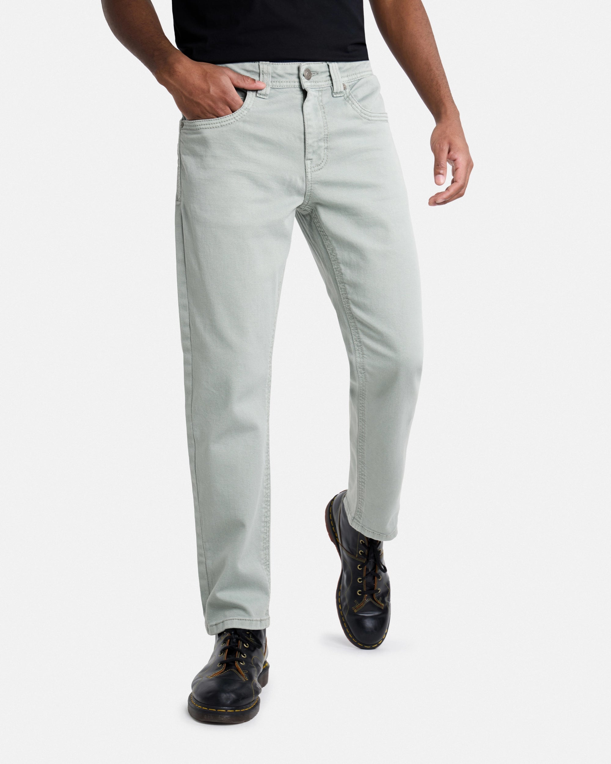 #CUDJM9100740 Saddle Stitch Relaxed Fit Color Western Jeans With Flap Pocket-thumbmail-28