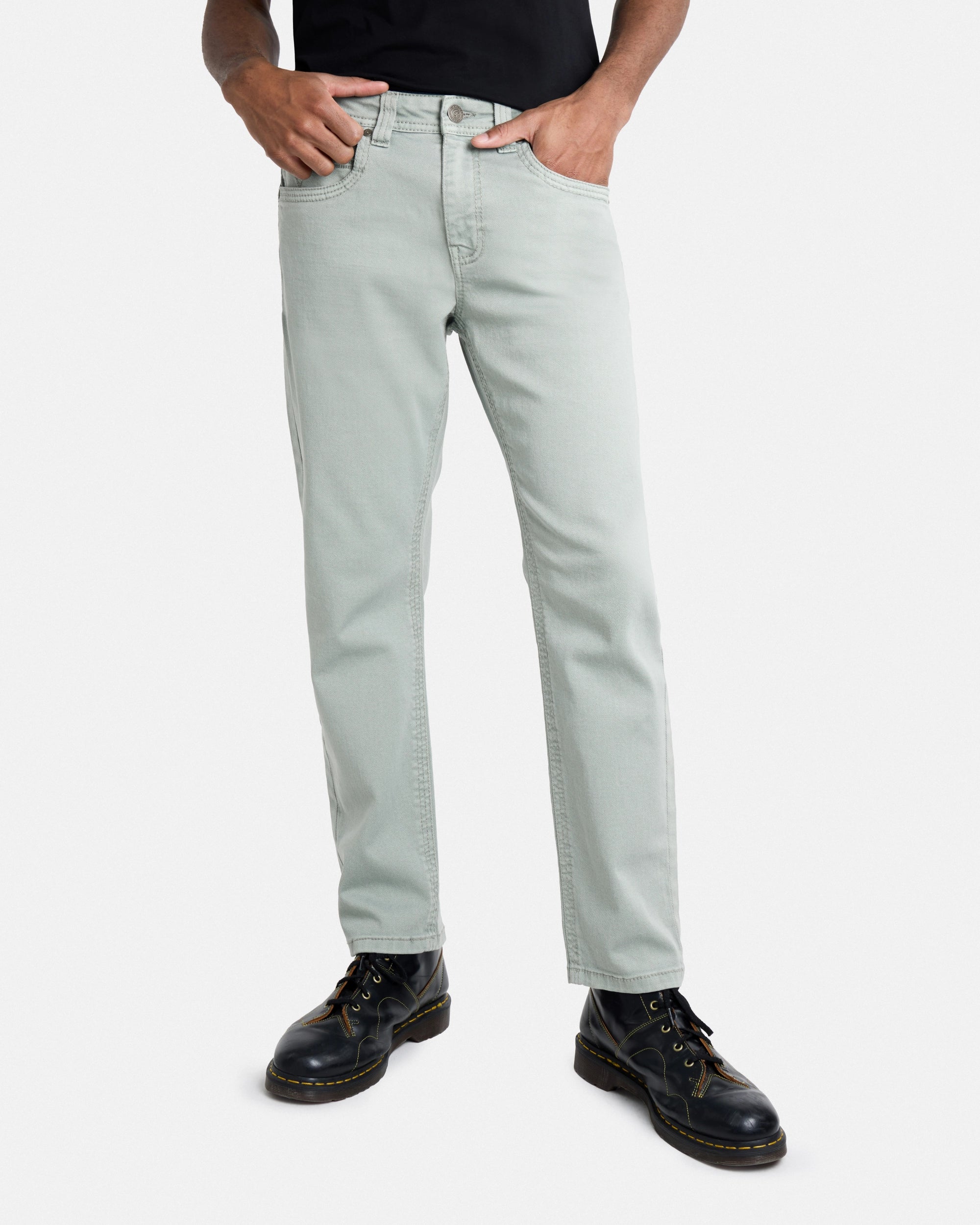#CUDJM9100740 Saddle Stitch Relaxed Fit Color Western Jeans With Flap Pocket-thumbmail-29