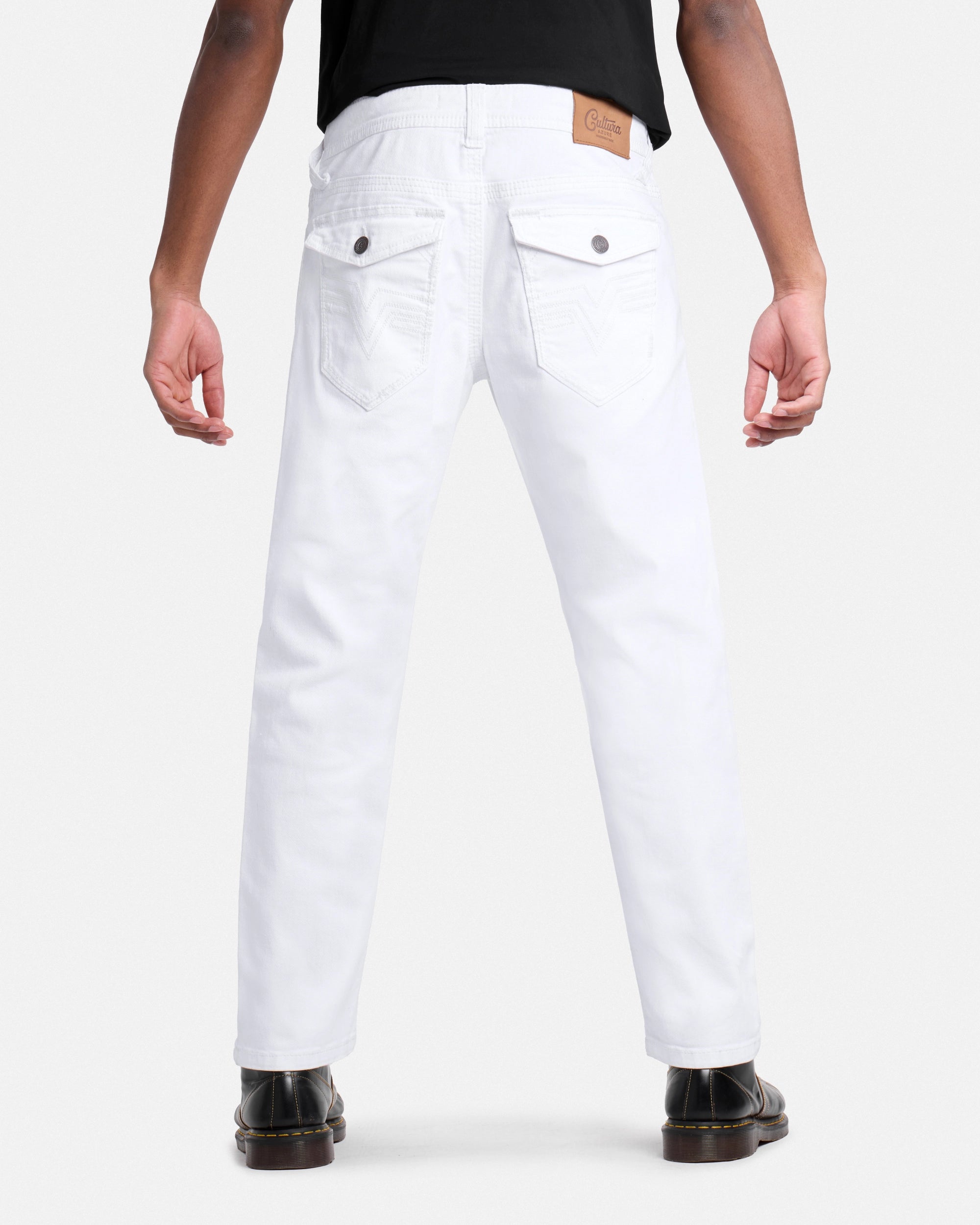 #CUDJM9100740 Saddle Stitch Relaxed Fit Color Western Jeans With Flap Pocket-thumbmail-34