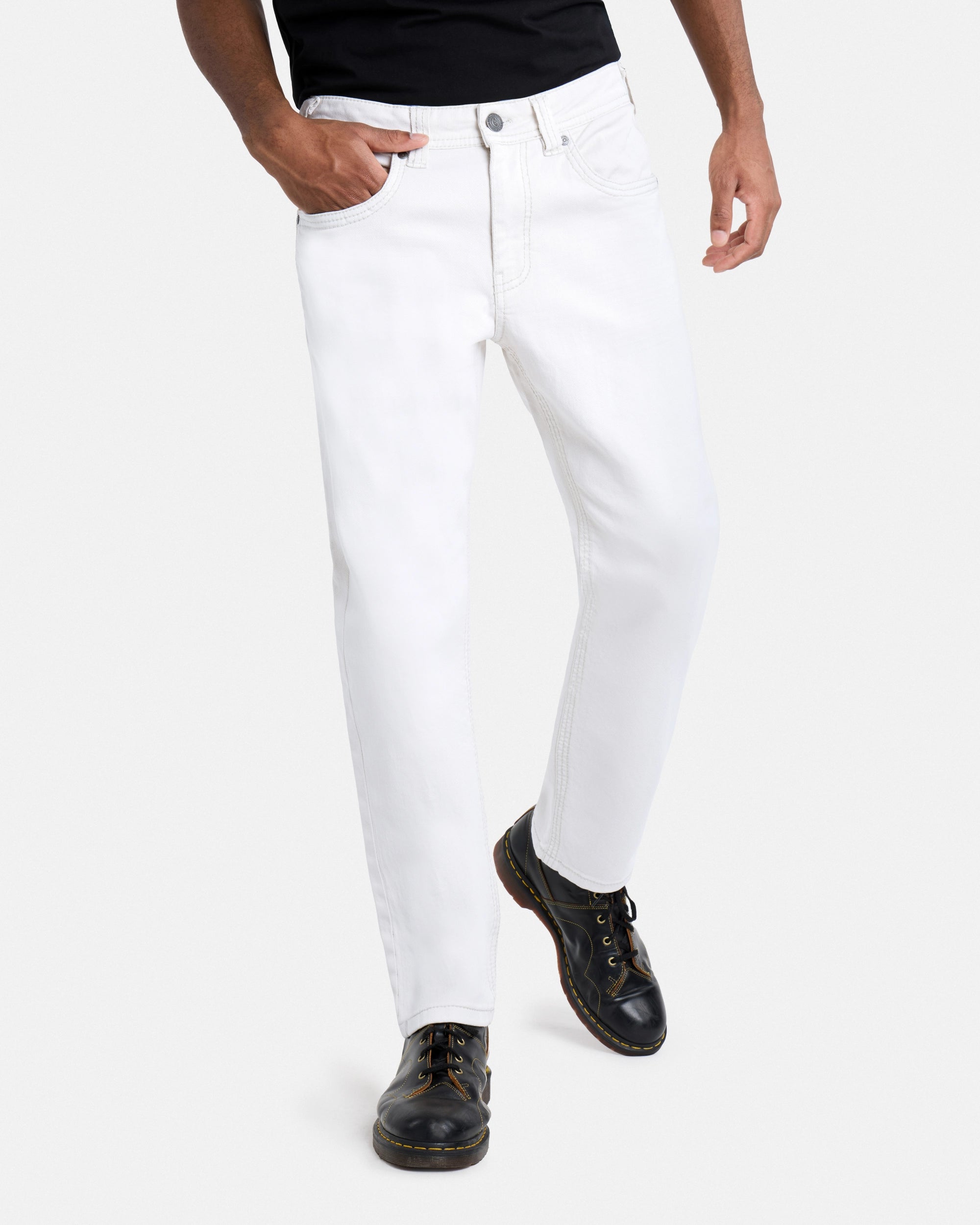 #CUDJM9100740 Saddle Stitch Relaxed Fit Color Western Jeans With Flap Pocket-thumbmail-36