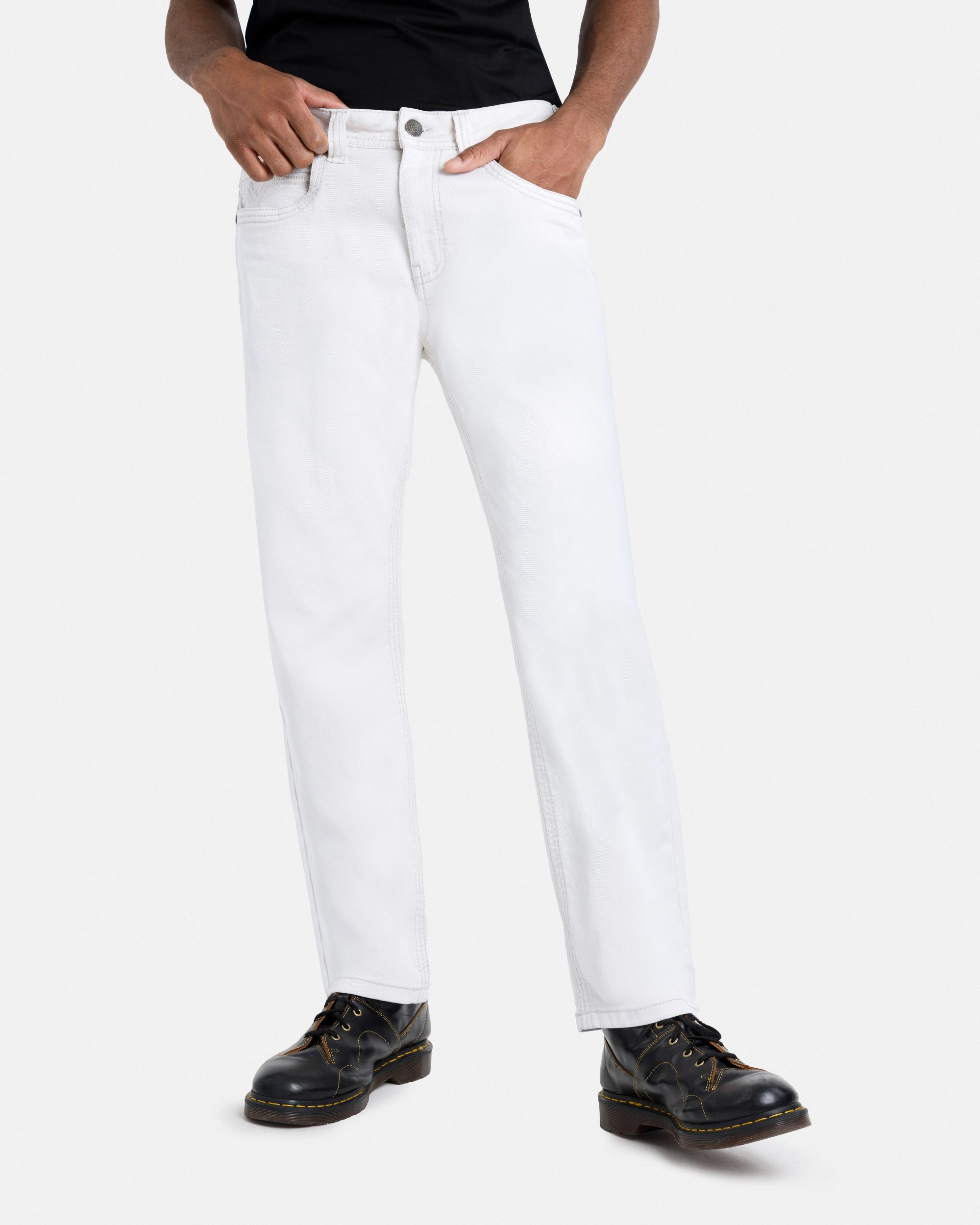 #CUDJM9100740 Saddle Stitch Relaxed Fit Color Western Jeans With Flap Pocket-thumbmail-37