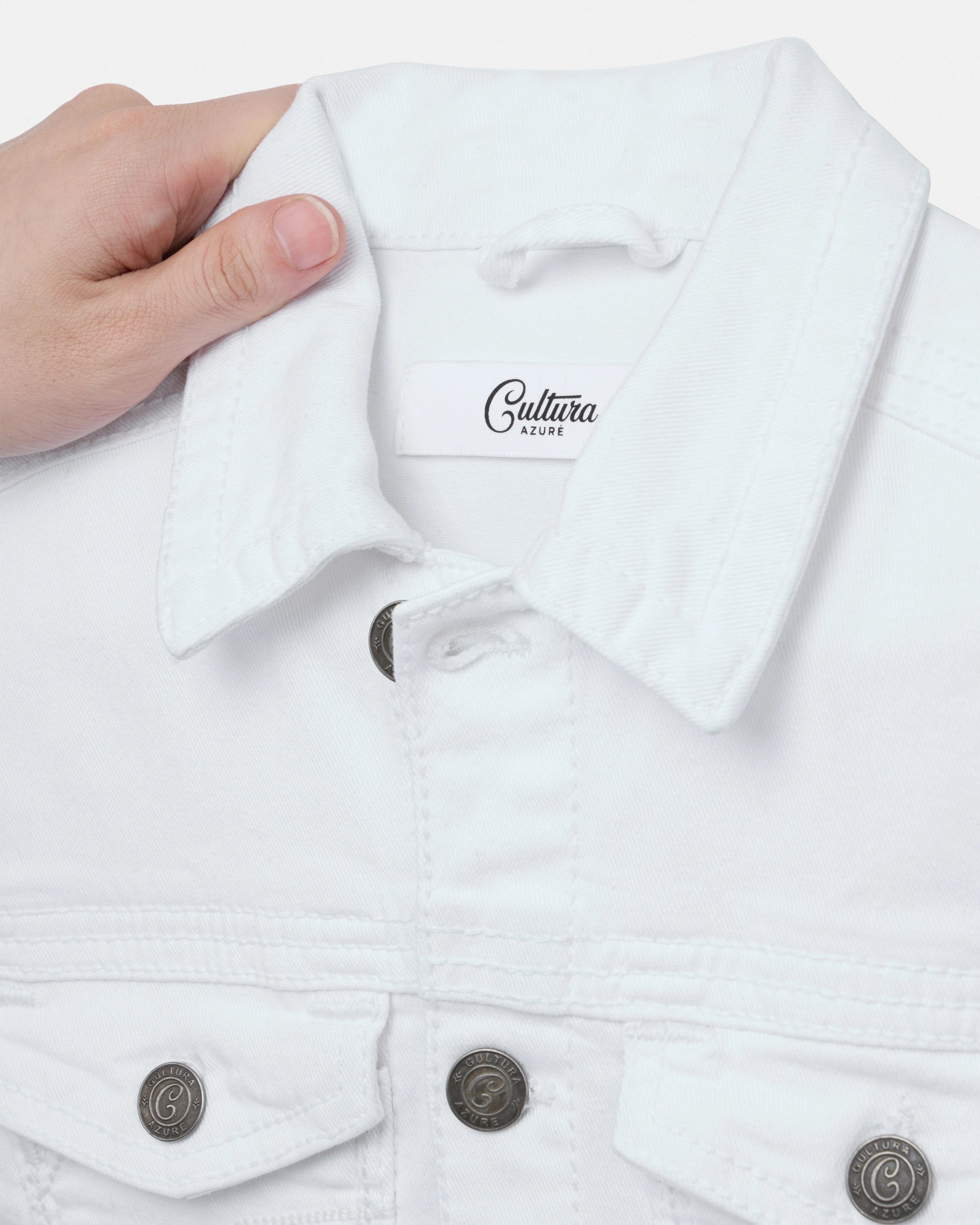 #CUJKB5100744 Boy's Saddle Stitch Color Denim Jacket With Flap Pocket-thumbmail-23