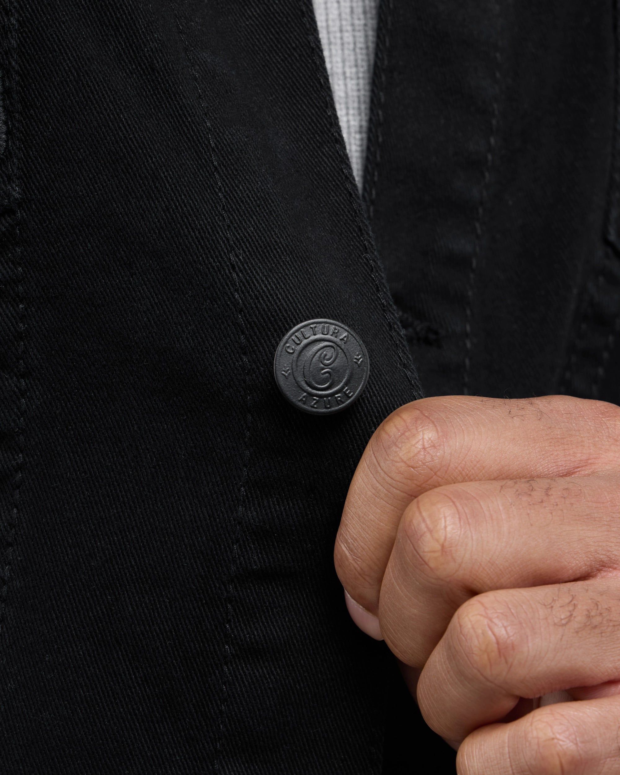 #CUJKM5100742 Saddle Stitch Trucker Color Denim Jacket-thumbmail-7