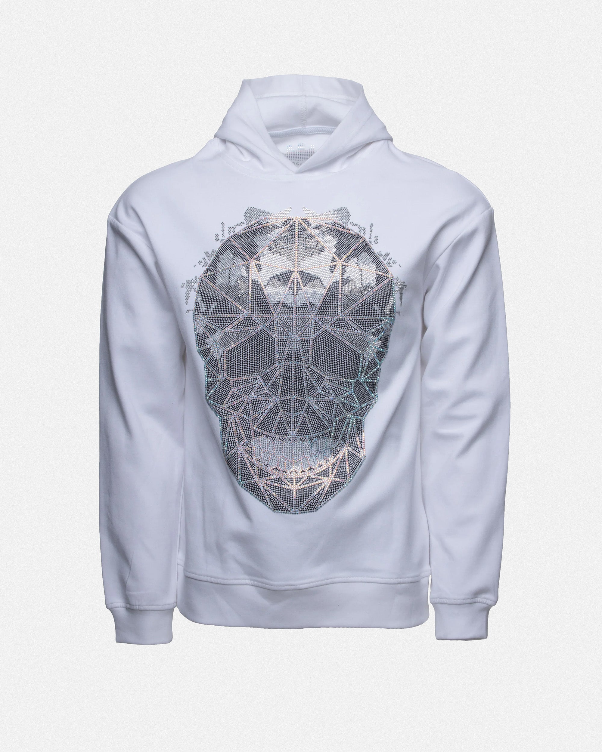 HTFH-30088 Geometric 3D Skull Pullover Hoodie – X-RAY JEANS