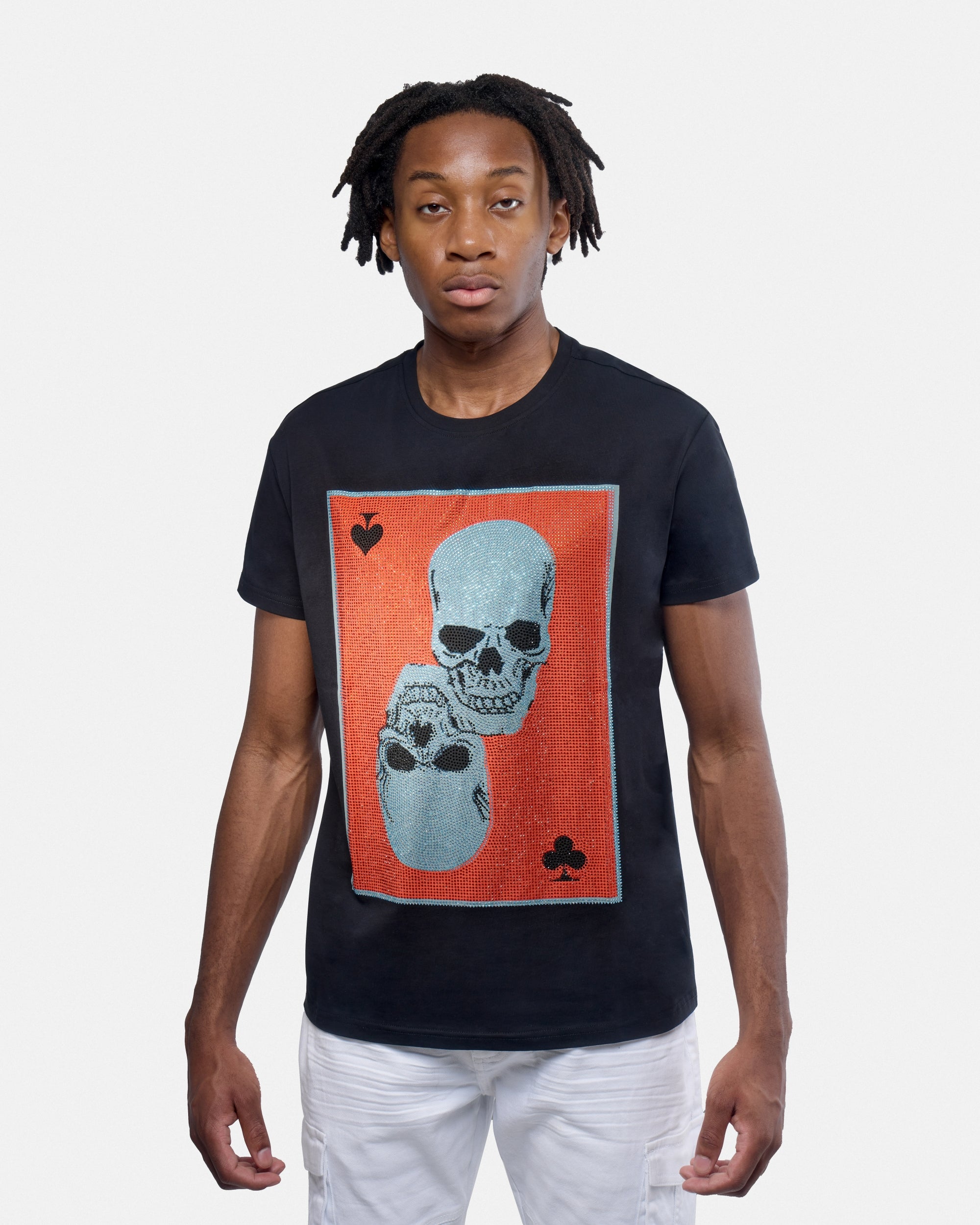 Men's Skull Card Stone Tee