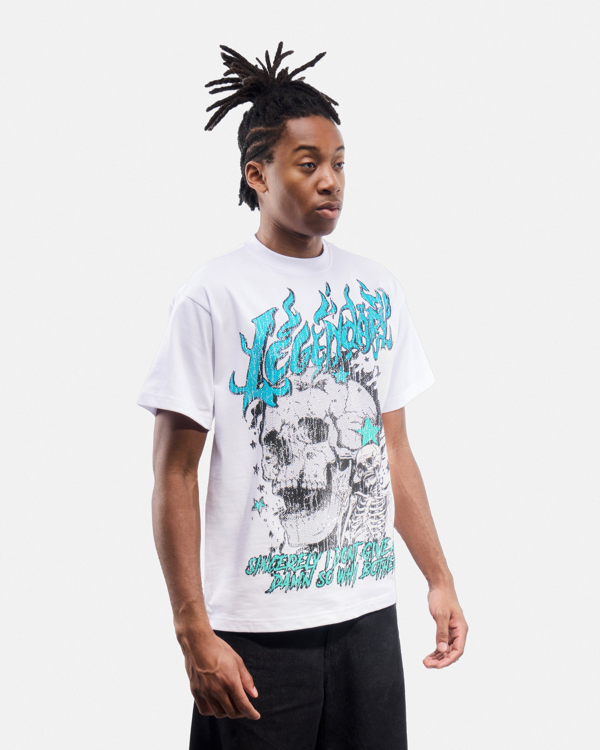 p(R)ojectR® Rhinestone Logo SS Tee L p(R)ojectR® Rhinestone Logo