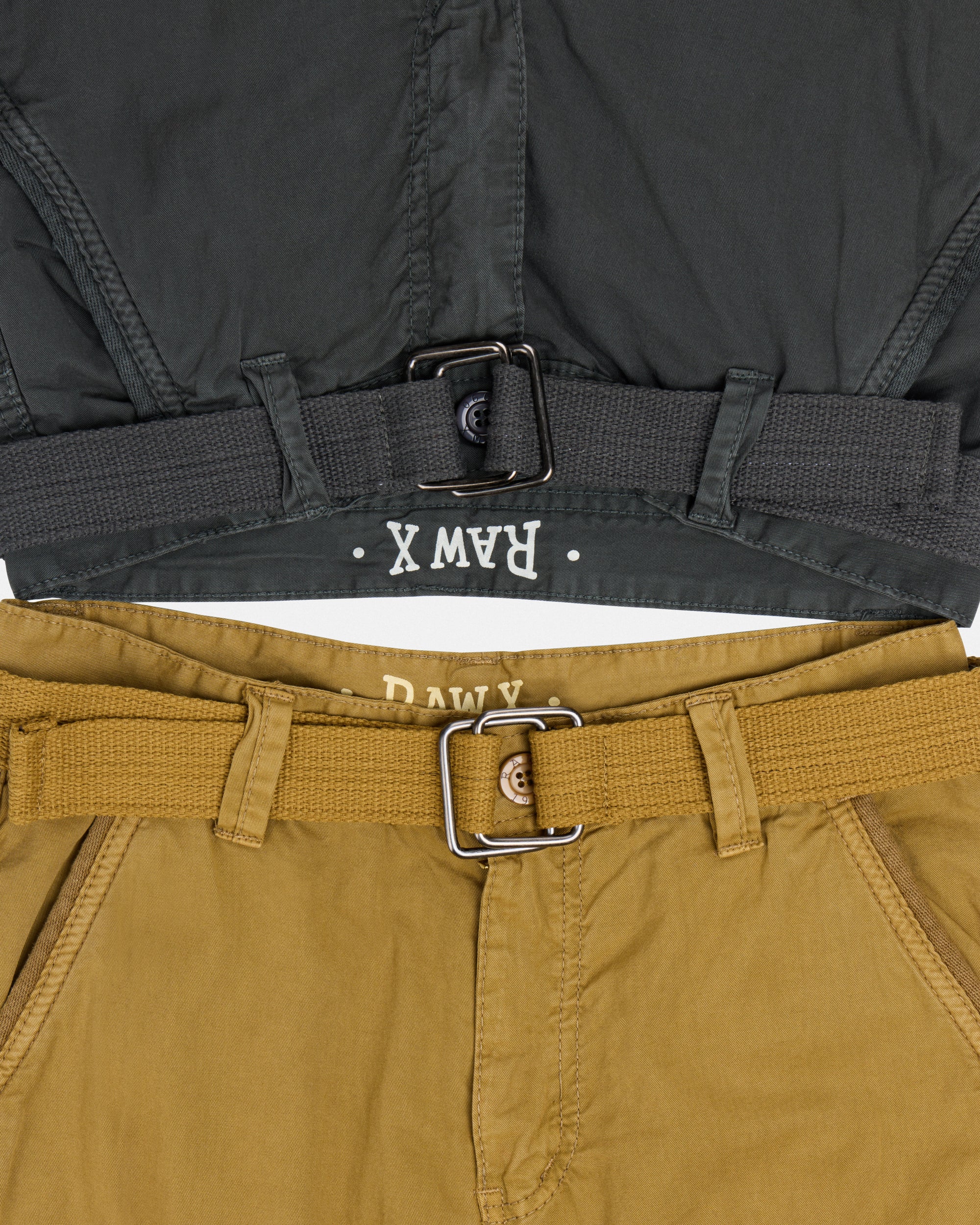 #KBS-1001 Little Boy's 4-7 2-Piece Combo Belted Twill Cargo Shorts-thumbmail-33
