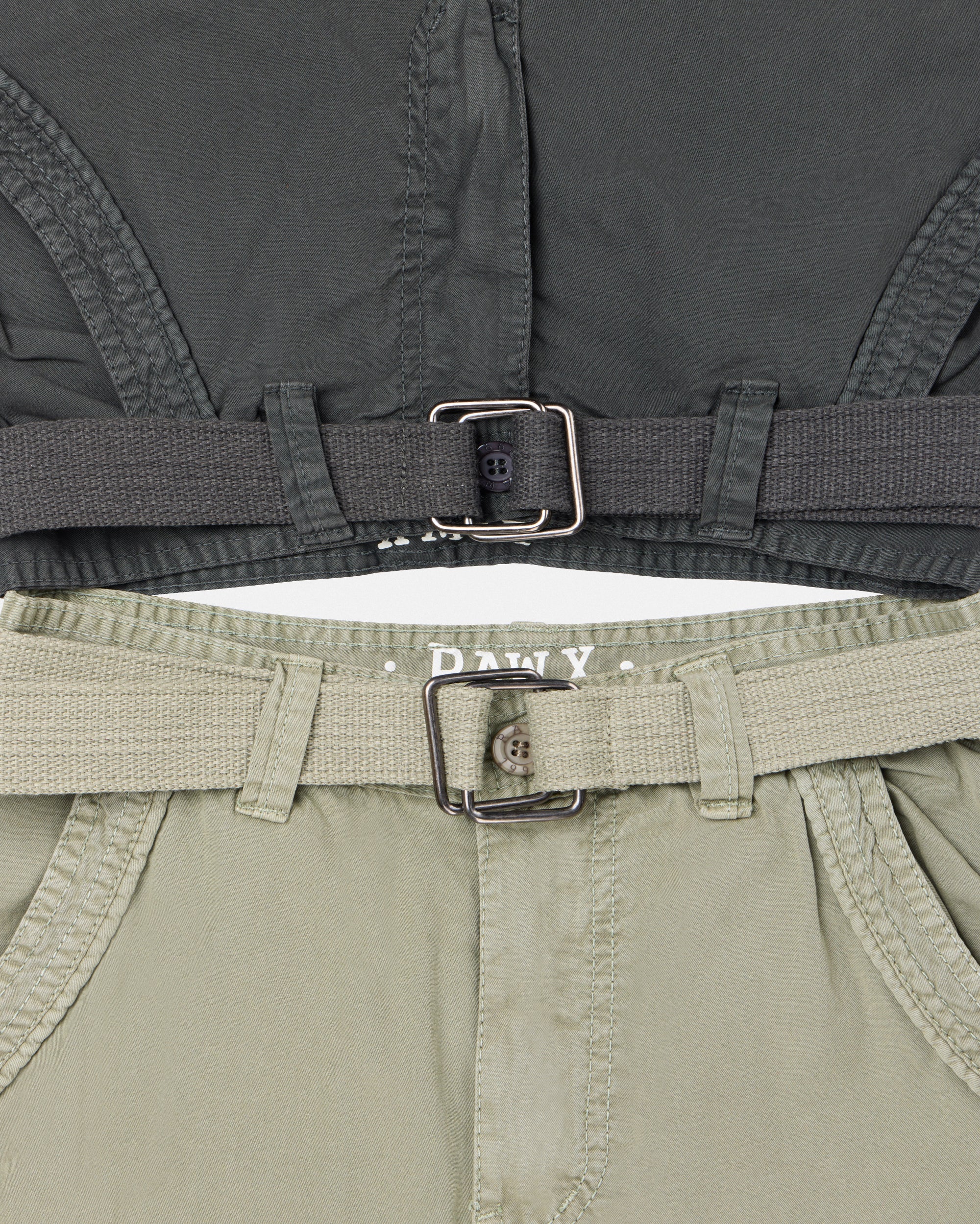 #KBS-1001 Little Boy's 4-7 2-Piece Combo Belted Twill Cargo Shorts-thumbmail-38