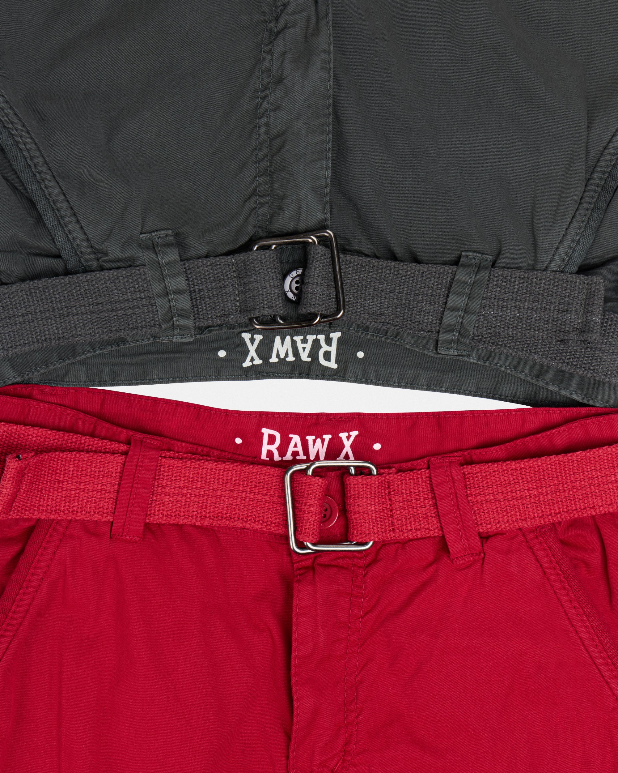 #KBS-1001 Little Boy's 4-7 2-Piece Combo Belted Twill Cargo Shorts-thumbmail-43