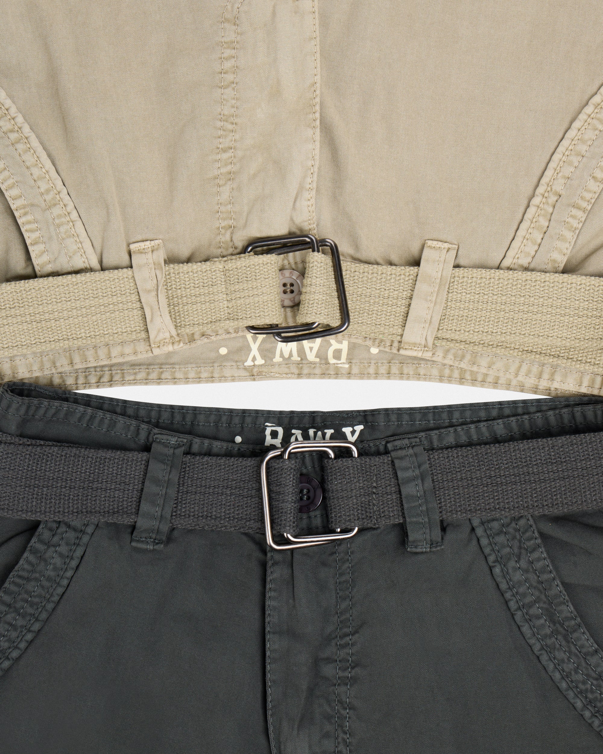 #KBS-1001 Little Boy's 4-7 2-Piece Combo Belted Twill Cargo Shorts-thumbmail-48