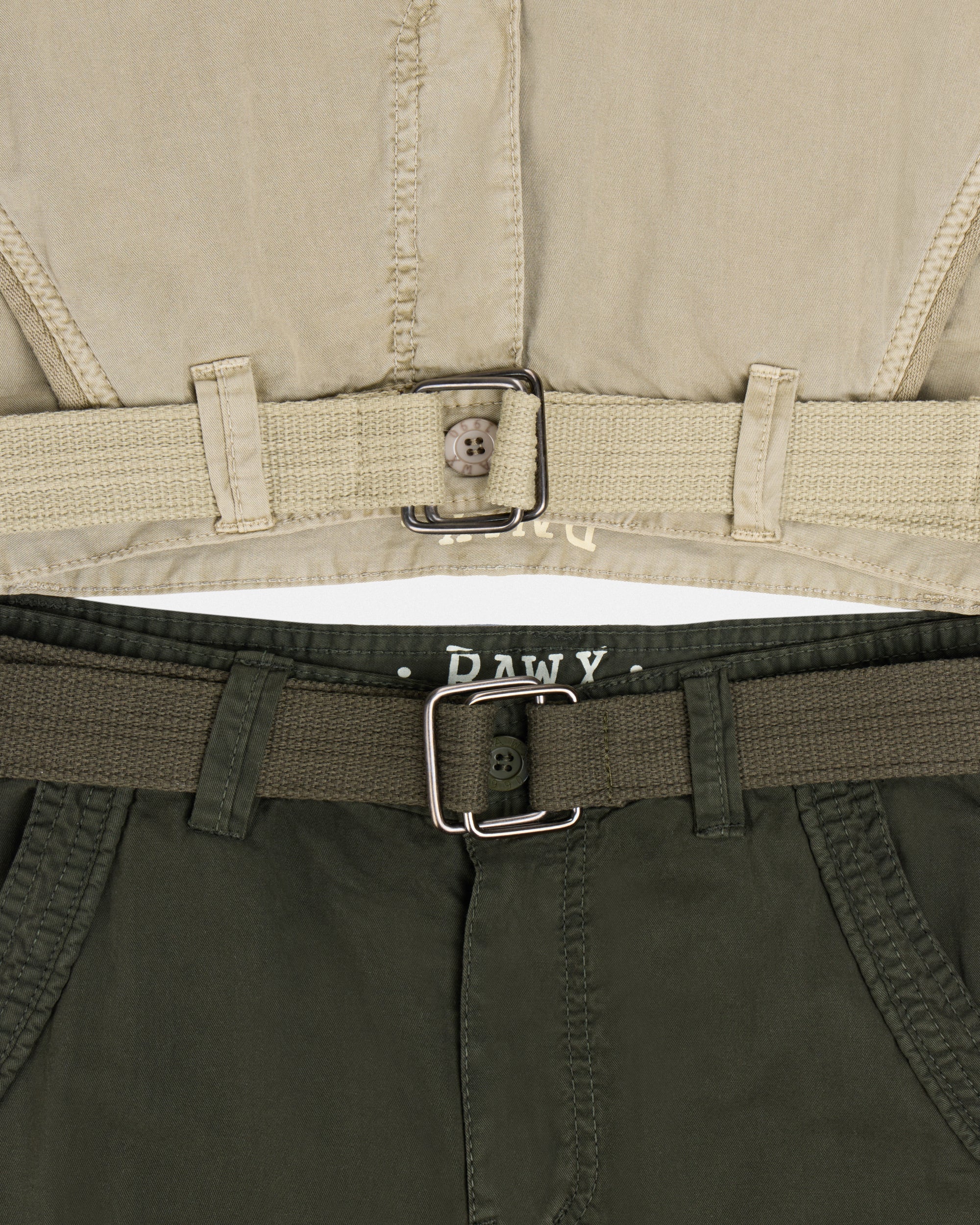 #KBS-1001 Little Boy's 4-7 2-Piece Combo Belted Twill Cargo Shorts-thumbmail-63