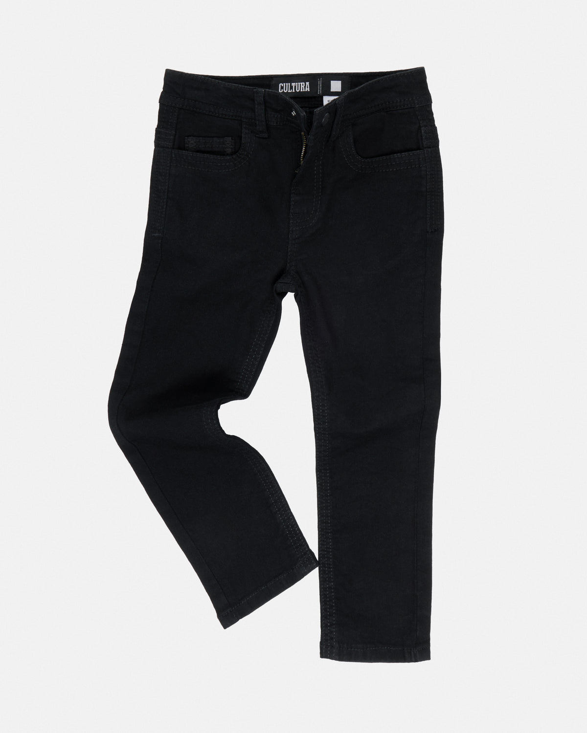 #KCP-99083 Kid's Slim Fit Washed Stretch Jeans-thumbmail-3