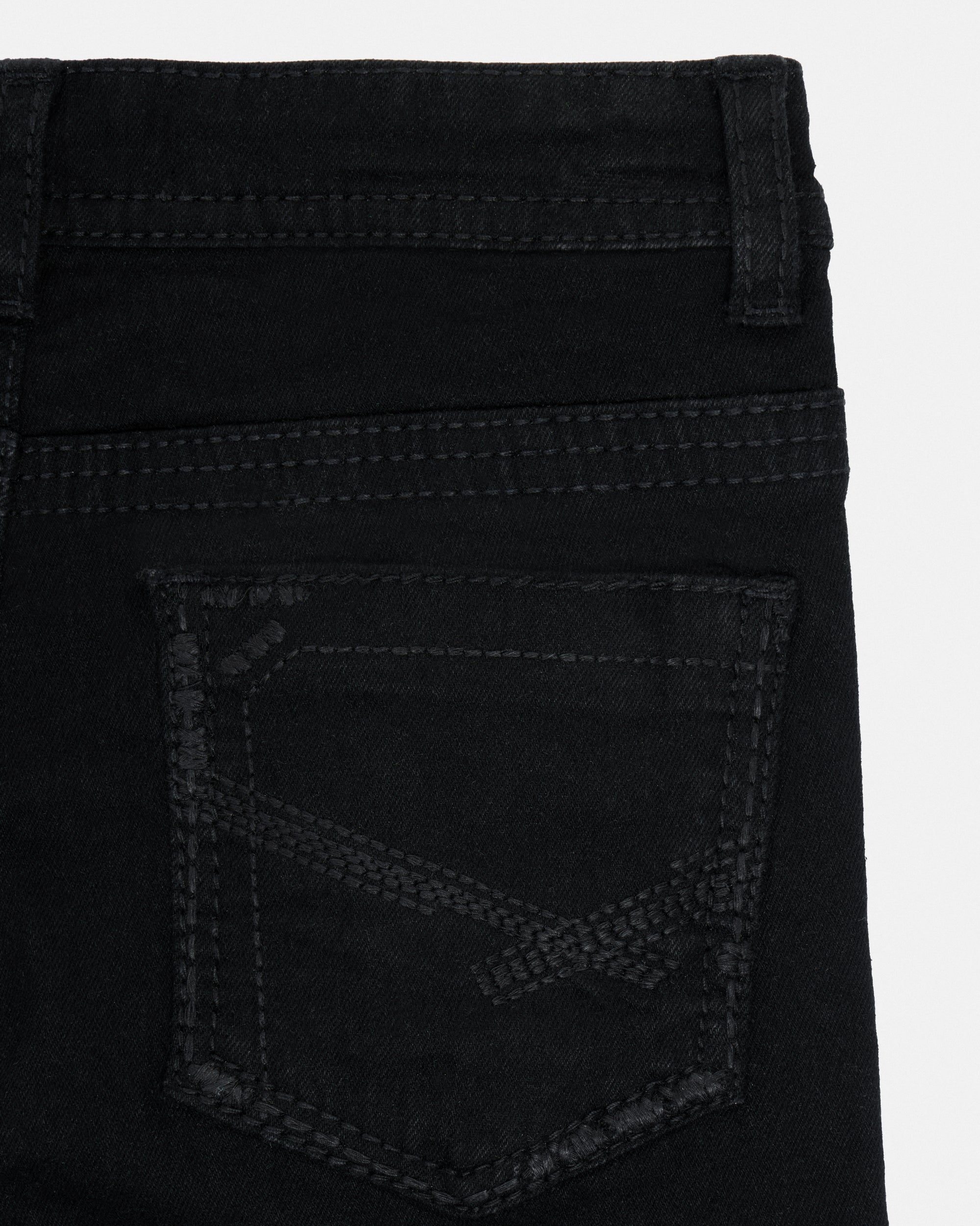 #KCP-99083 Kid's Slim Fit Washed Stretch Jeans-thumbmail-6