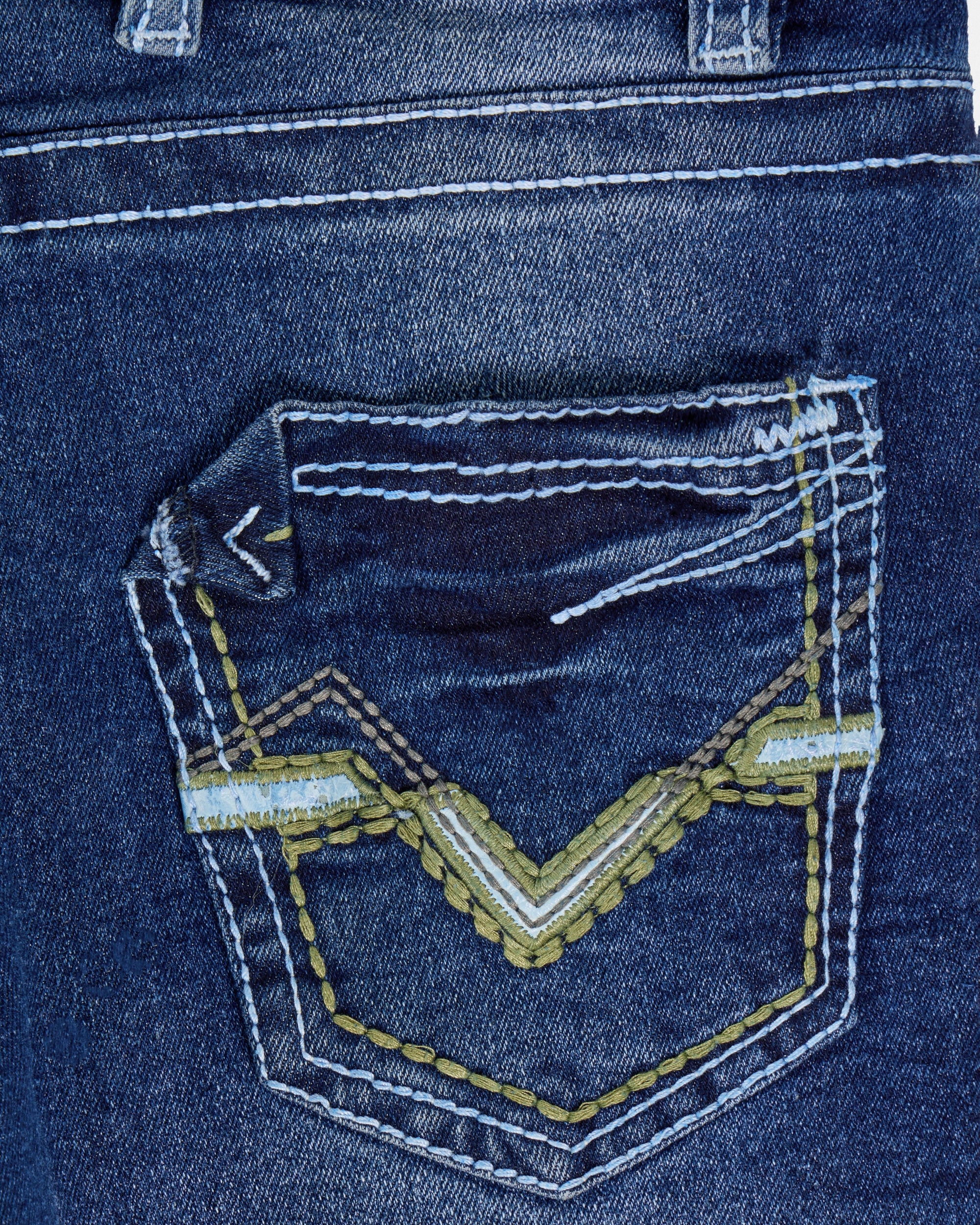 Cultura Little Boy's Slim Fit Saddle Stitch Stretch Jeans – X-RAY