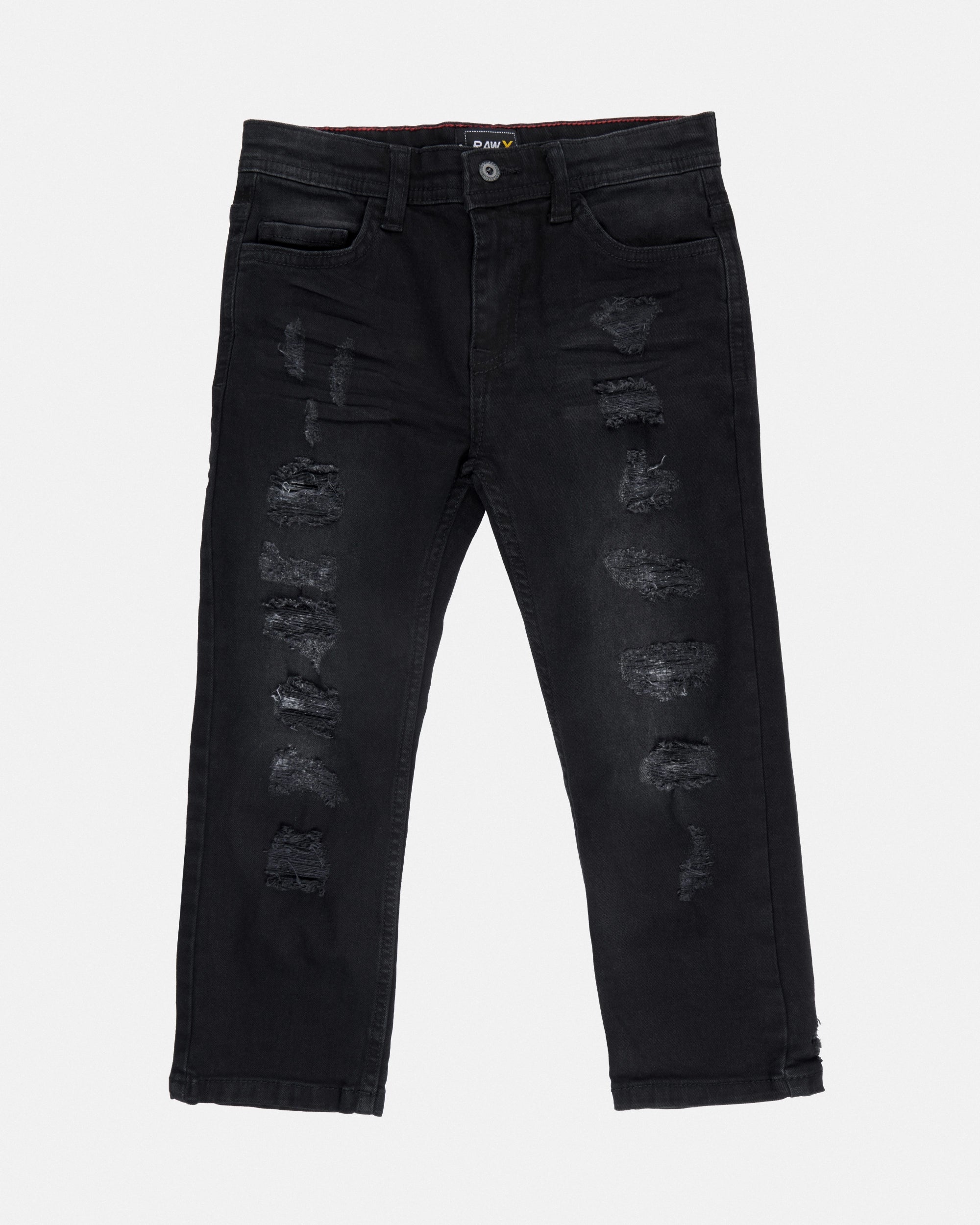 #KRP-7561 Little Boy's 4-7 Rip & Repair Jeans
