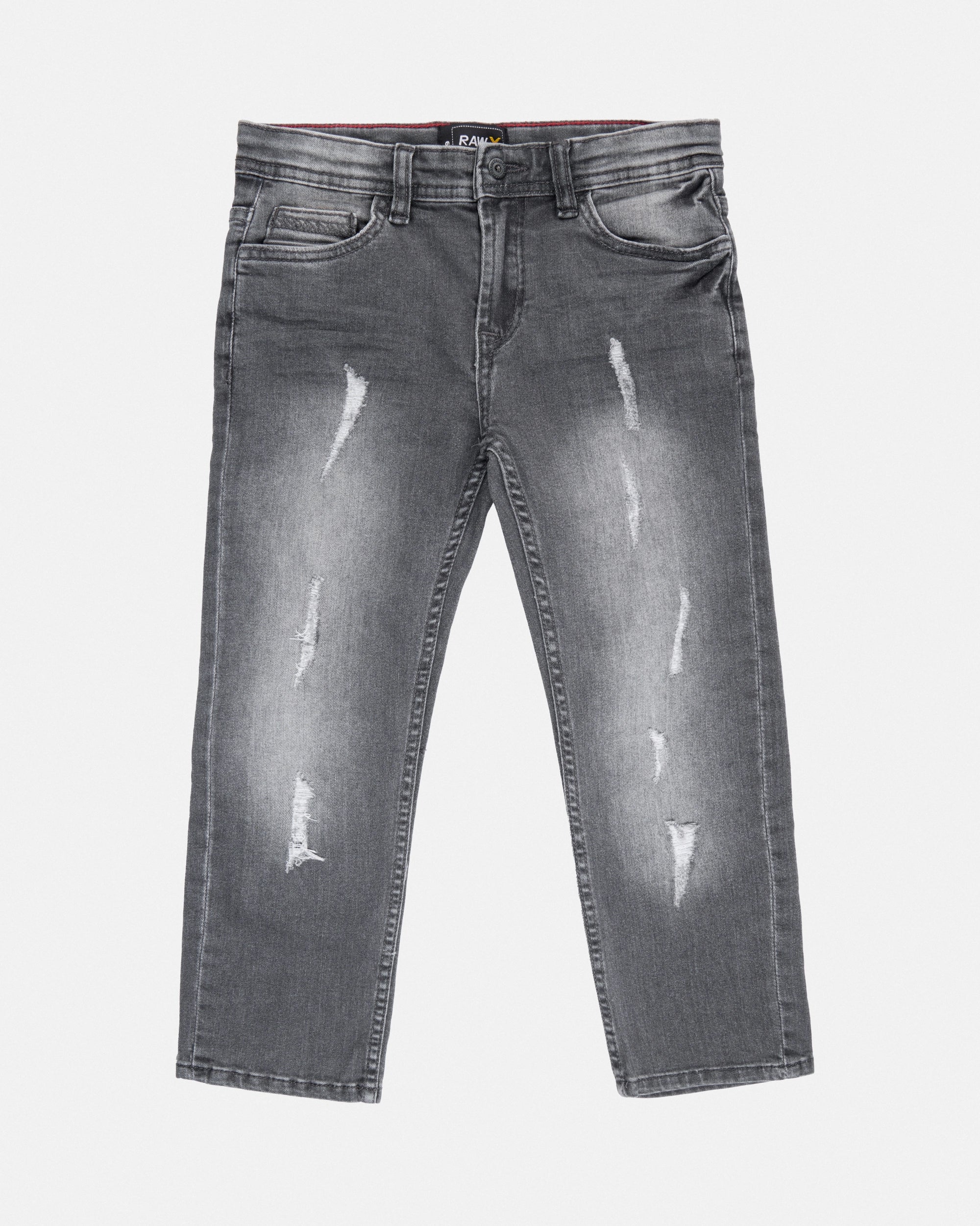 Little Boy's Rip And Repair Denim Jeans