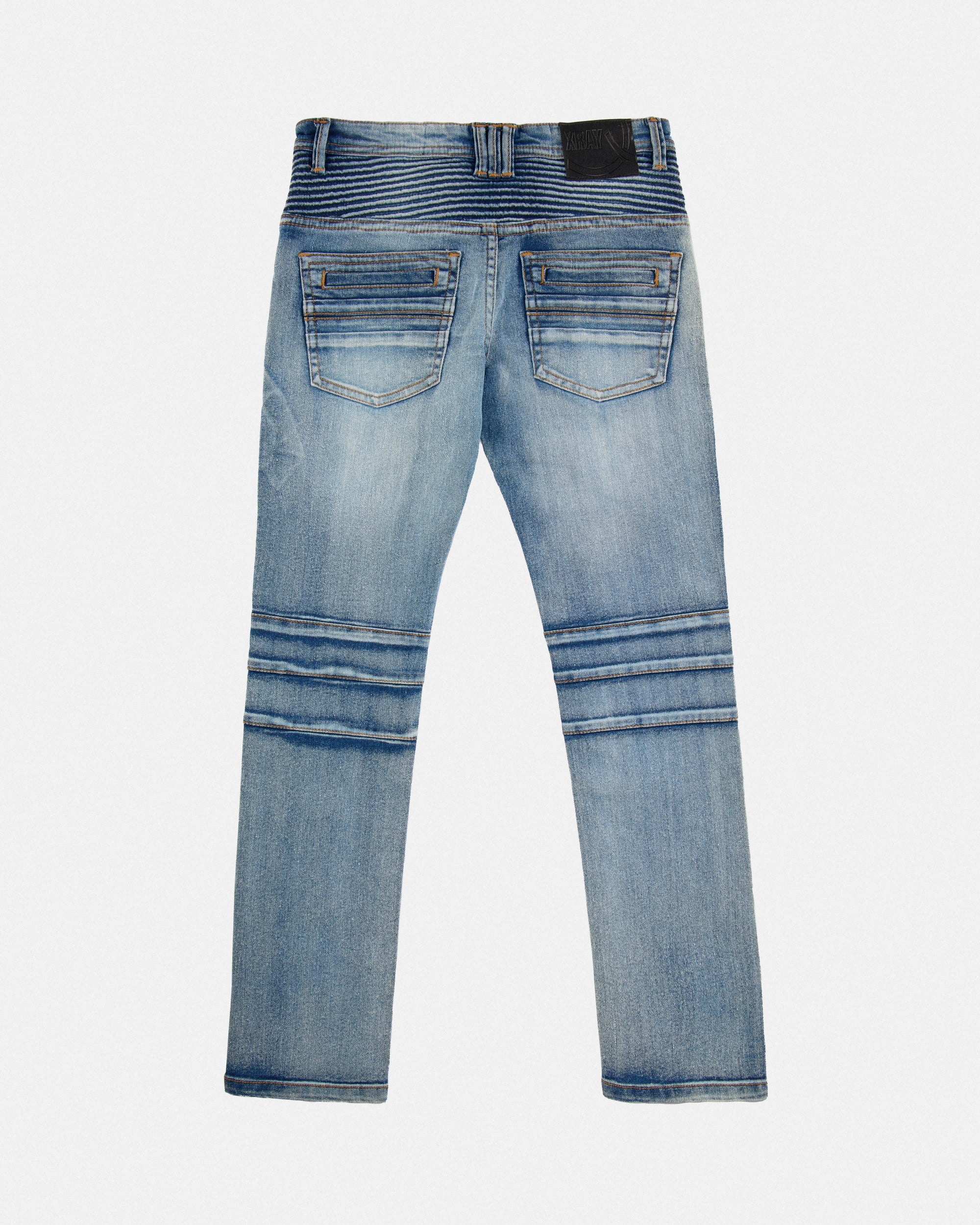X RAY Boy's Distressed Slim Fit Biker Moto Jeans – X-RAY JEANS
