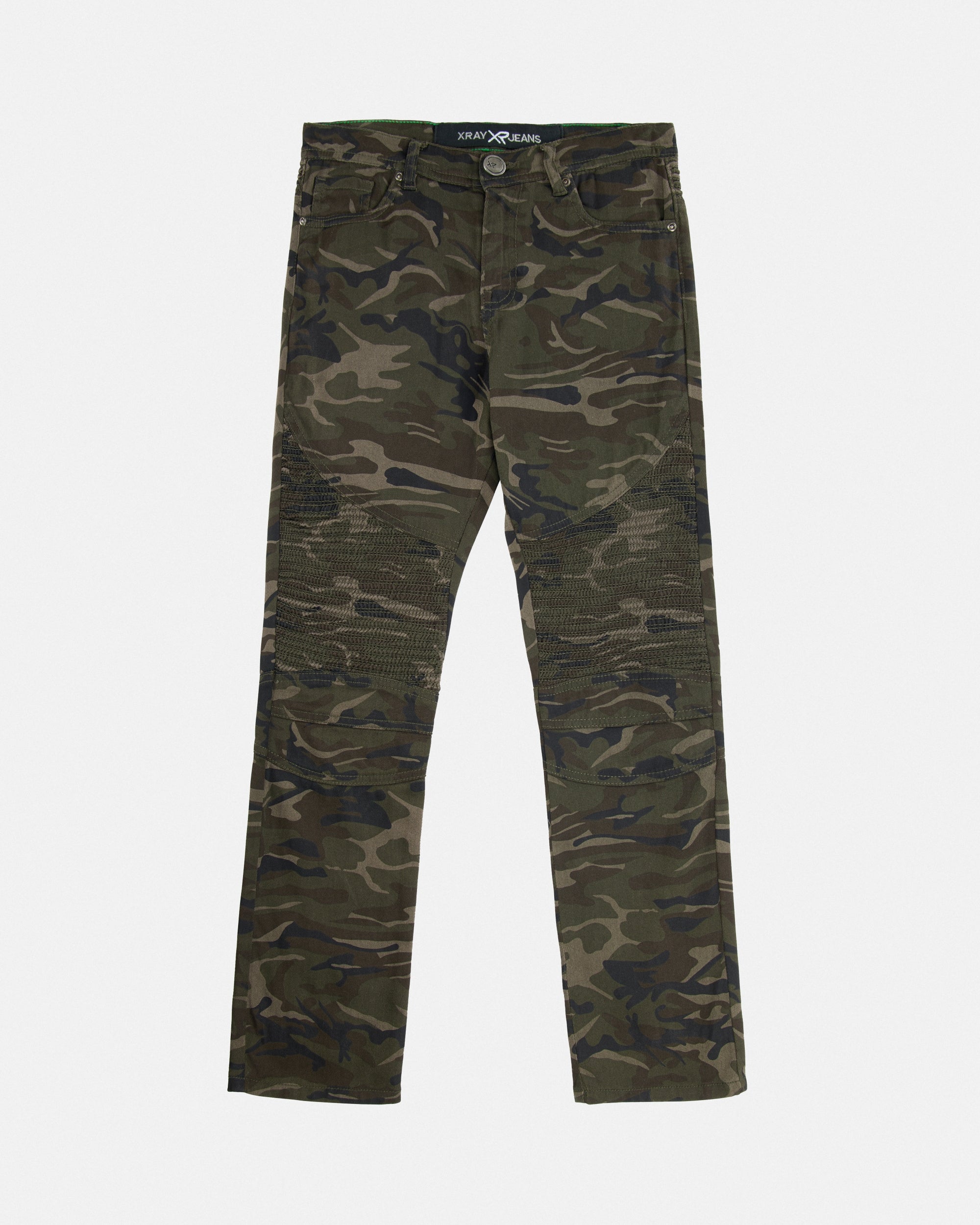 X RAY Boy's Distressed Slim Fit Biker Moto Jeans