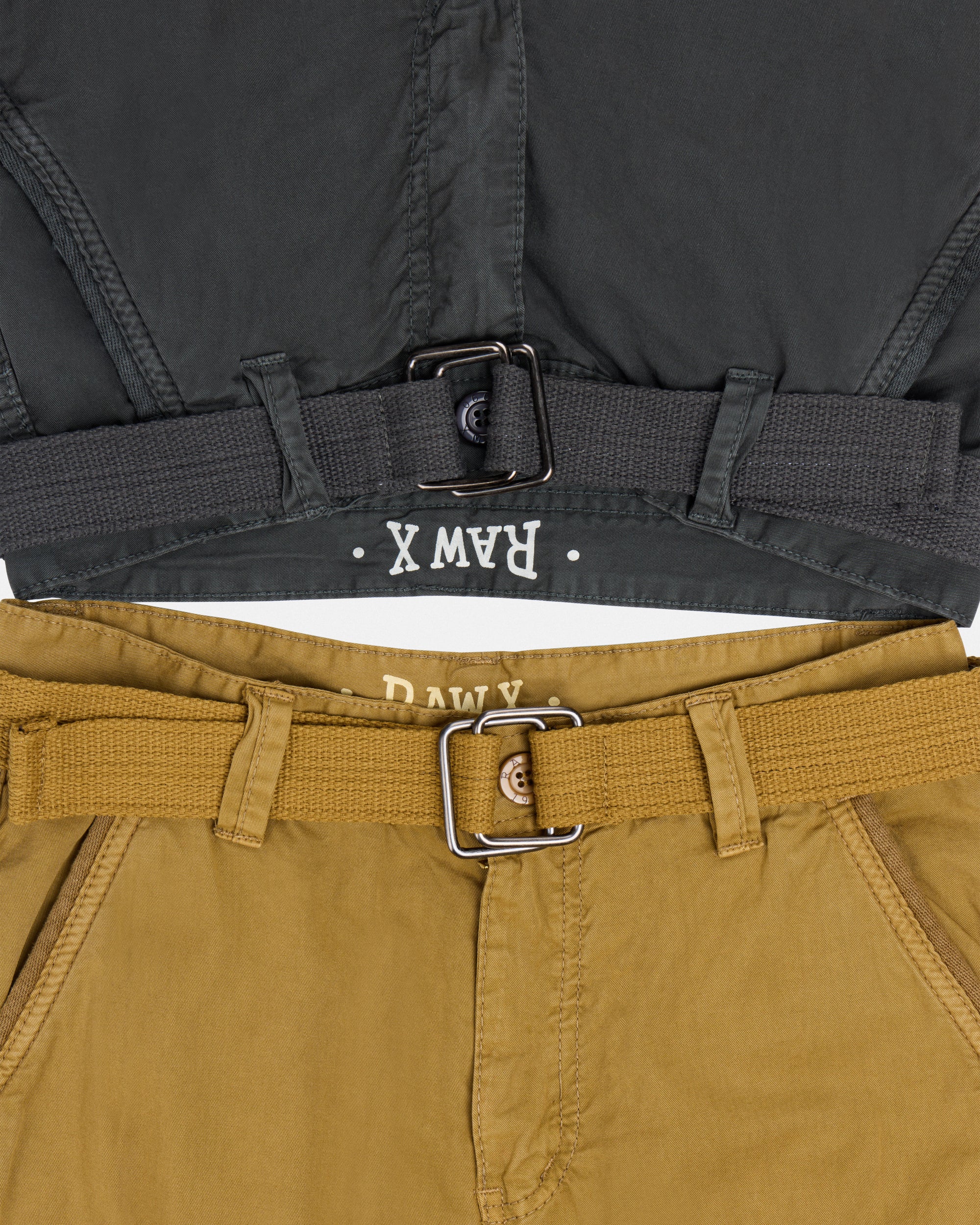 #RBS-1001 Boy's 2Pc Combo Belted Twill Cargo Shorts, Size 8-18-thumbmail-13