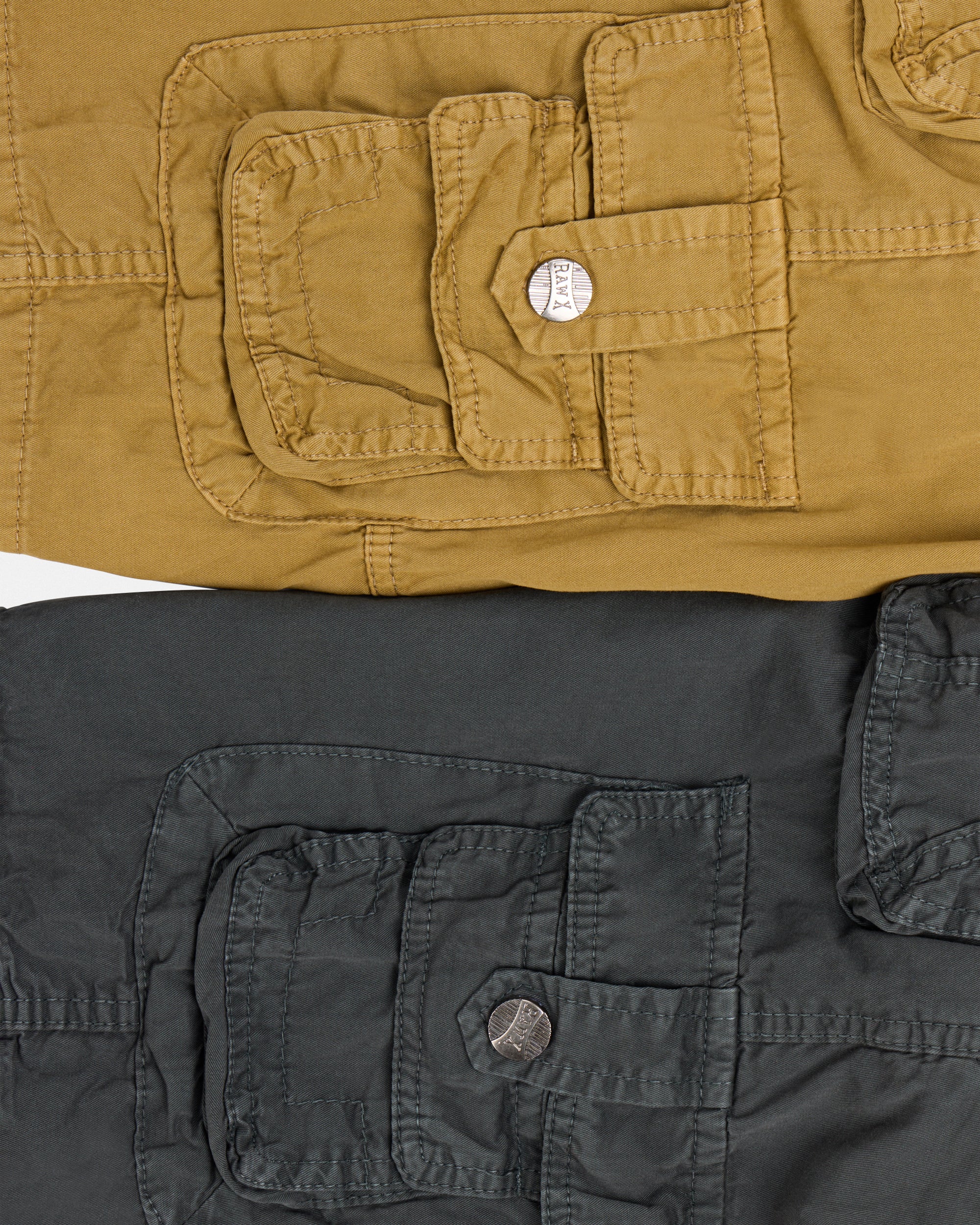 #RBS-1001 Boy's 2Pc Combo Belted Twill Cargo Shorts, Size 8-18-thumbmail-15