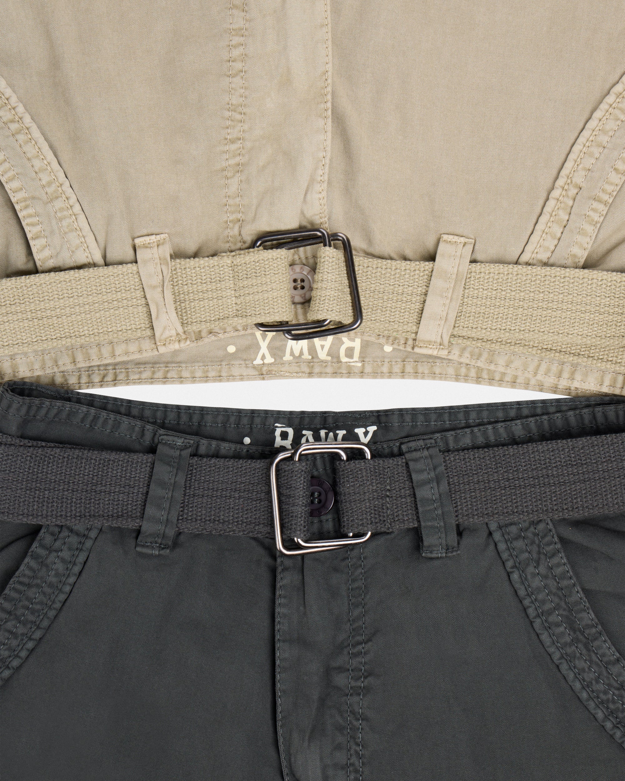 #RBS-1001 Boy's 2Pc Combo Belted Twill Cargo Shorts, Size 8-18-thumbmail-53