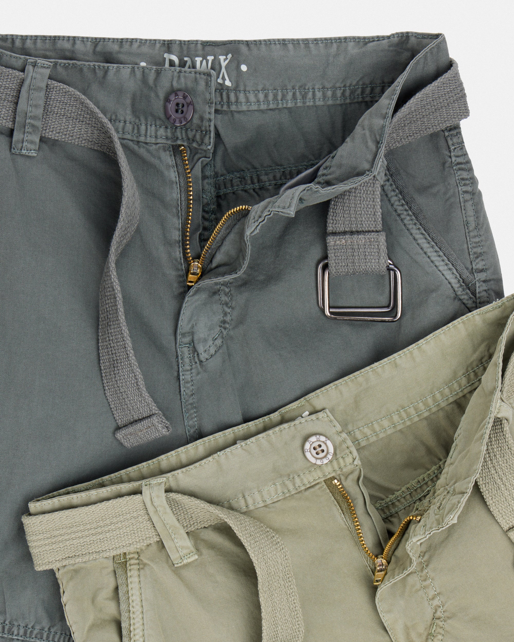#RBS-1001 Boy's 2Pc Combo Belted Twill Cargo Shorts, Size 8-18-thumbmail-59