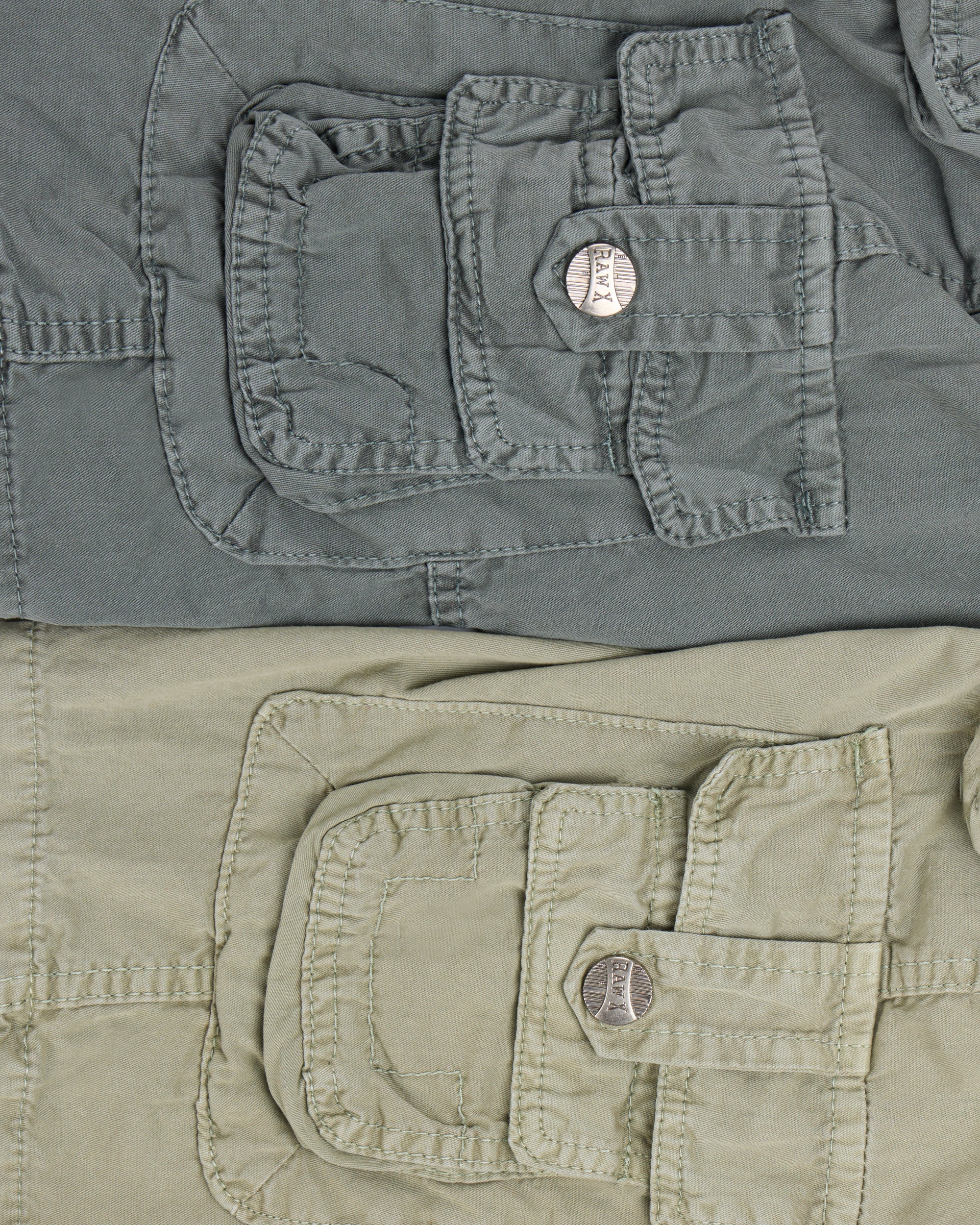 #RBS-1001 Boy's 2Pc Combo Belted Twill Cargo Shorts, Size 8-18-thumbmail-60