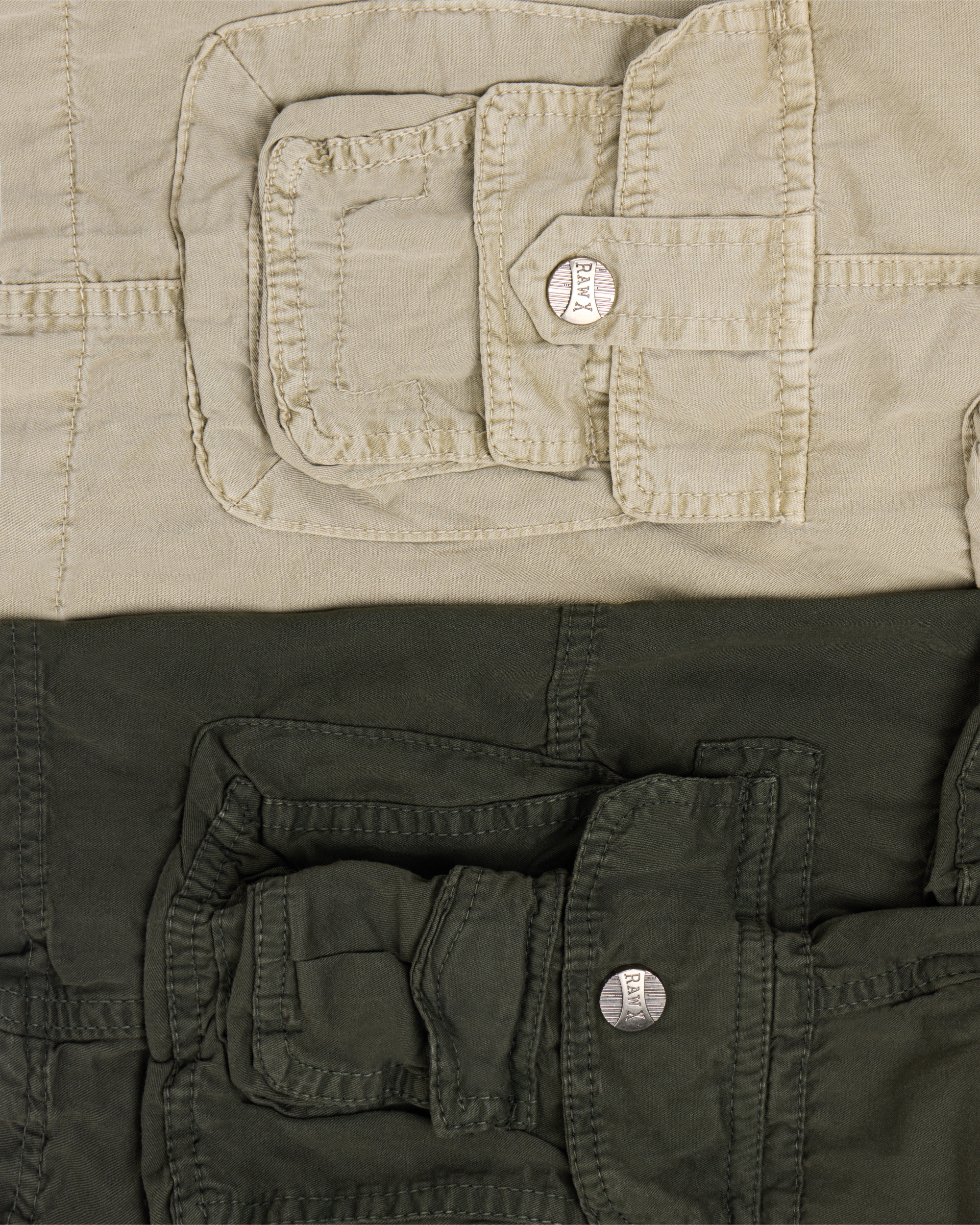 #RBS-1001 Boy's 2Pc Combo Belted Twill Cargo Shorts, Size 8-18-thumbmail-50