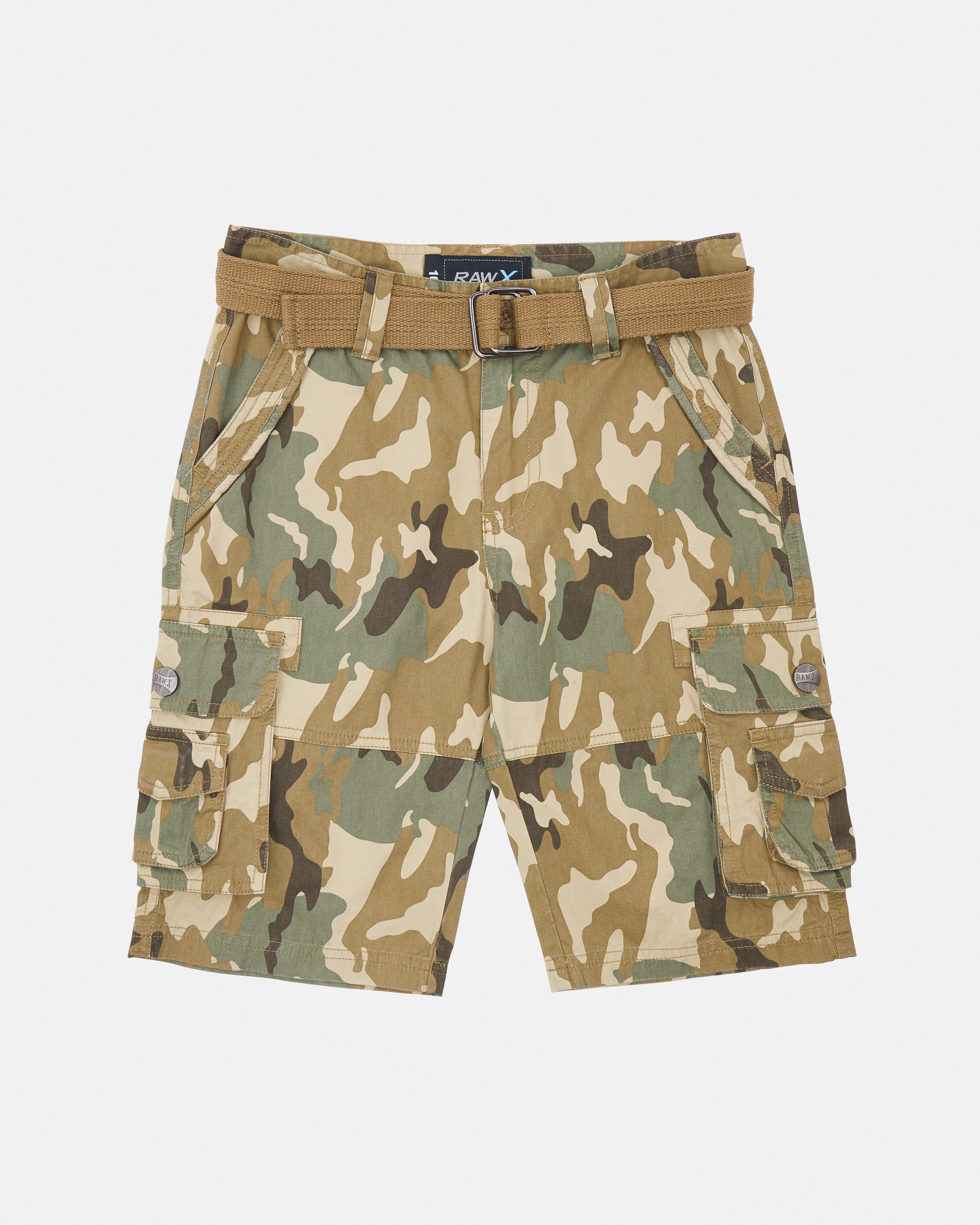 #RBS-19021 Boy's Belted Twill Cargo Shorts, Size 8-18-thumbmail-31