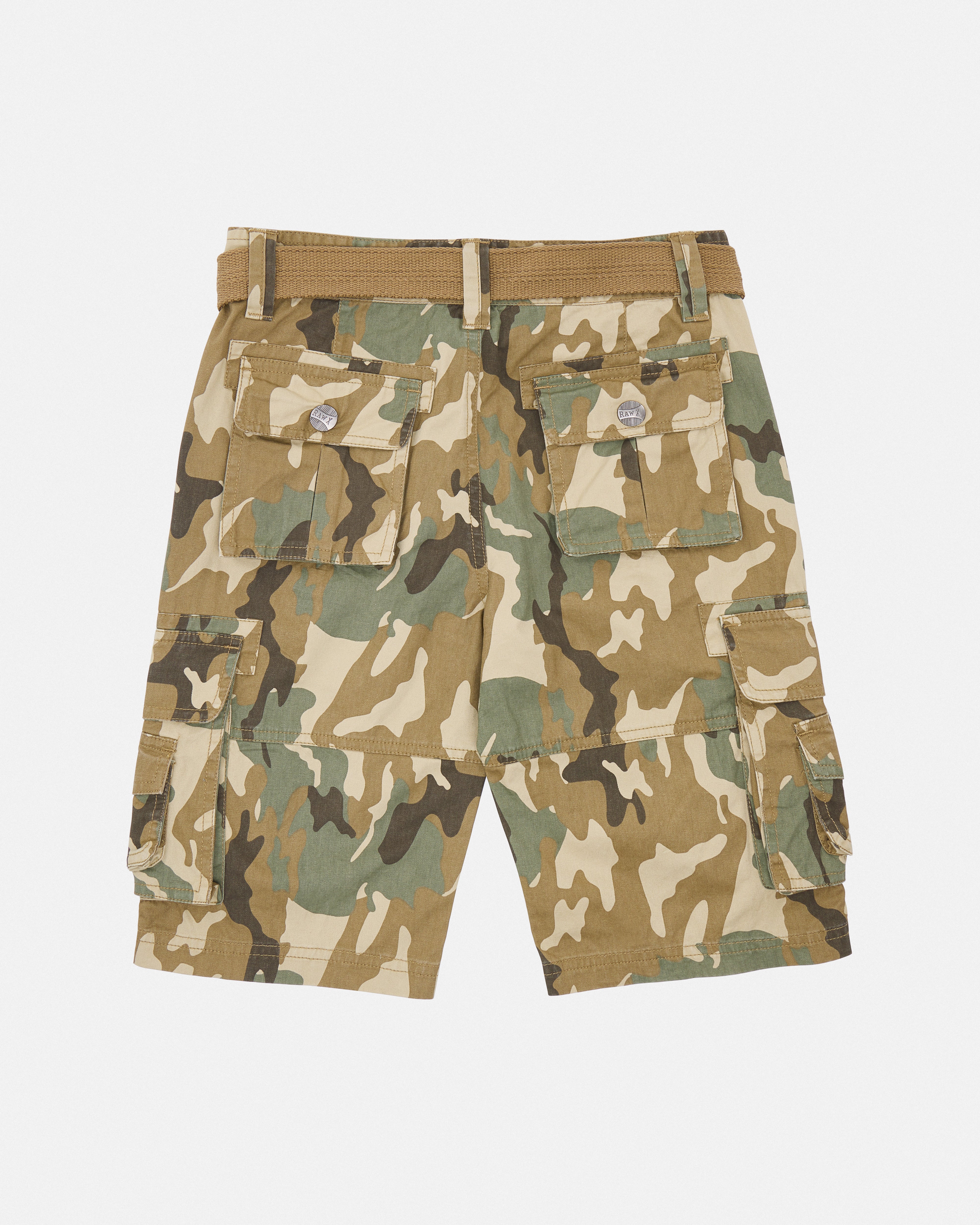 #RBS-19021 Boy's Belted Twill Cargo Shorts, Size 8-18-thumbmail-32