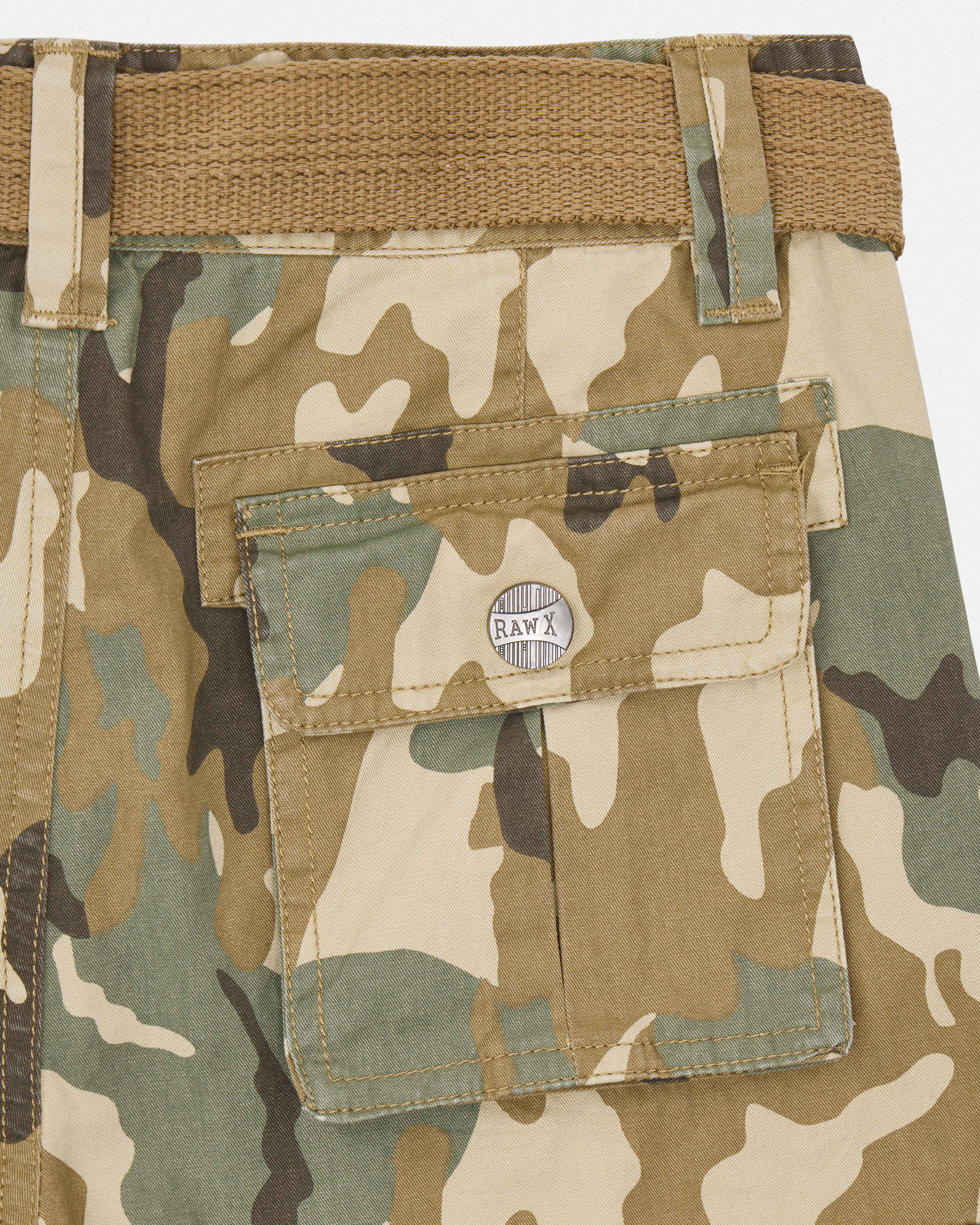 #RBS-19021 Boy's Belted Twill Cargo Shorts, Size 8-18-thumbmail-37