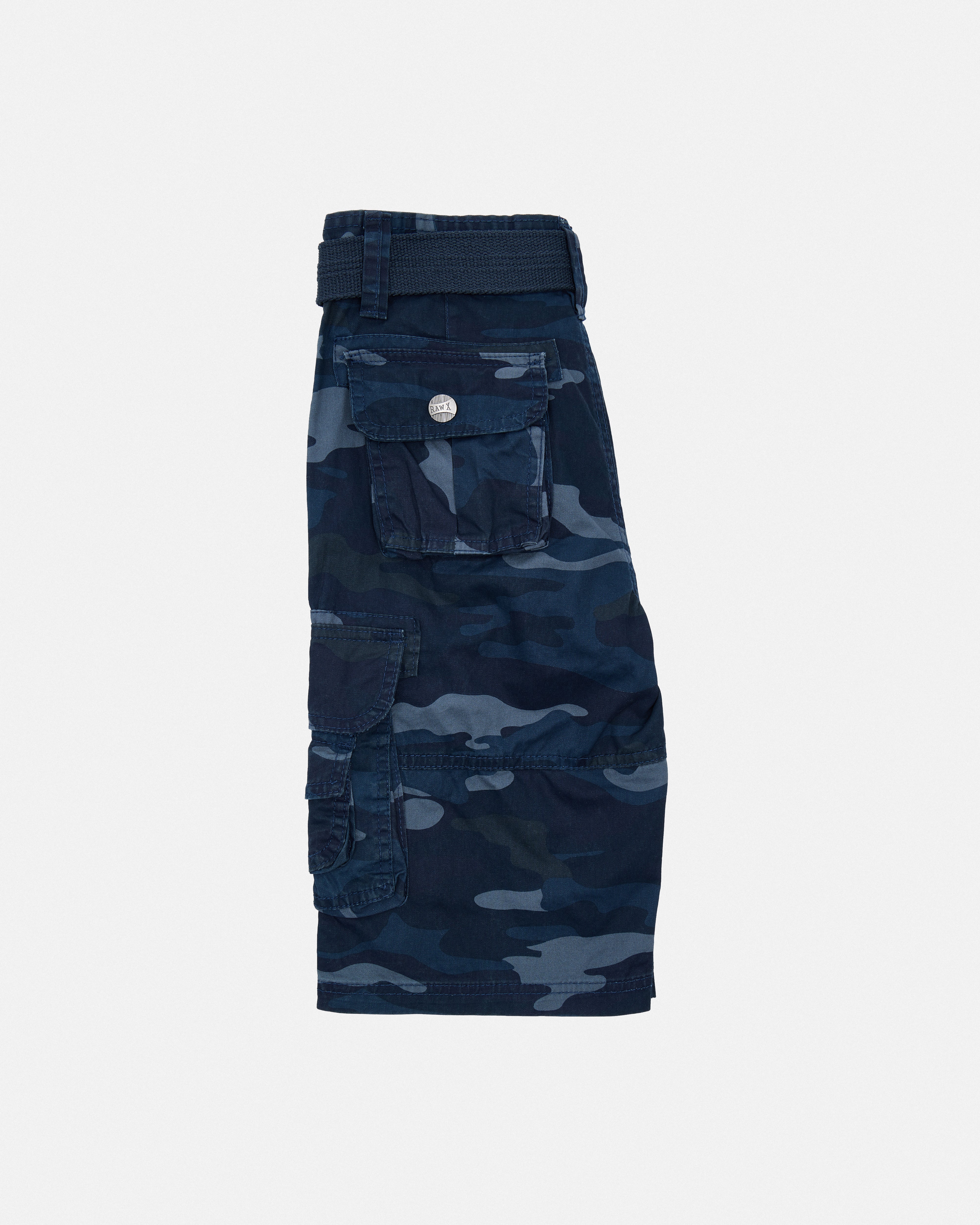 #RBS-19021 Boy's Belted Twill Cargo Shorts, Size 8-18-thumbmail-48