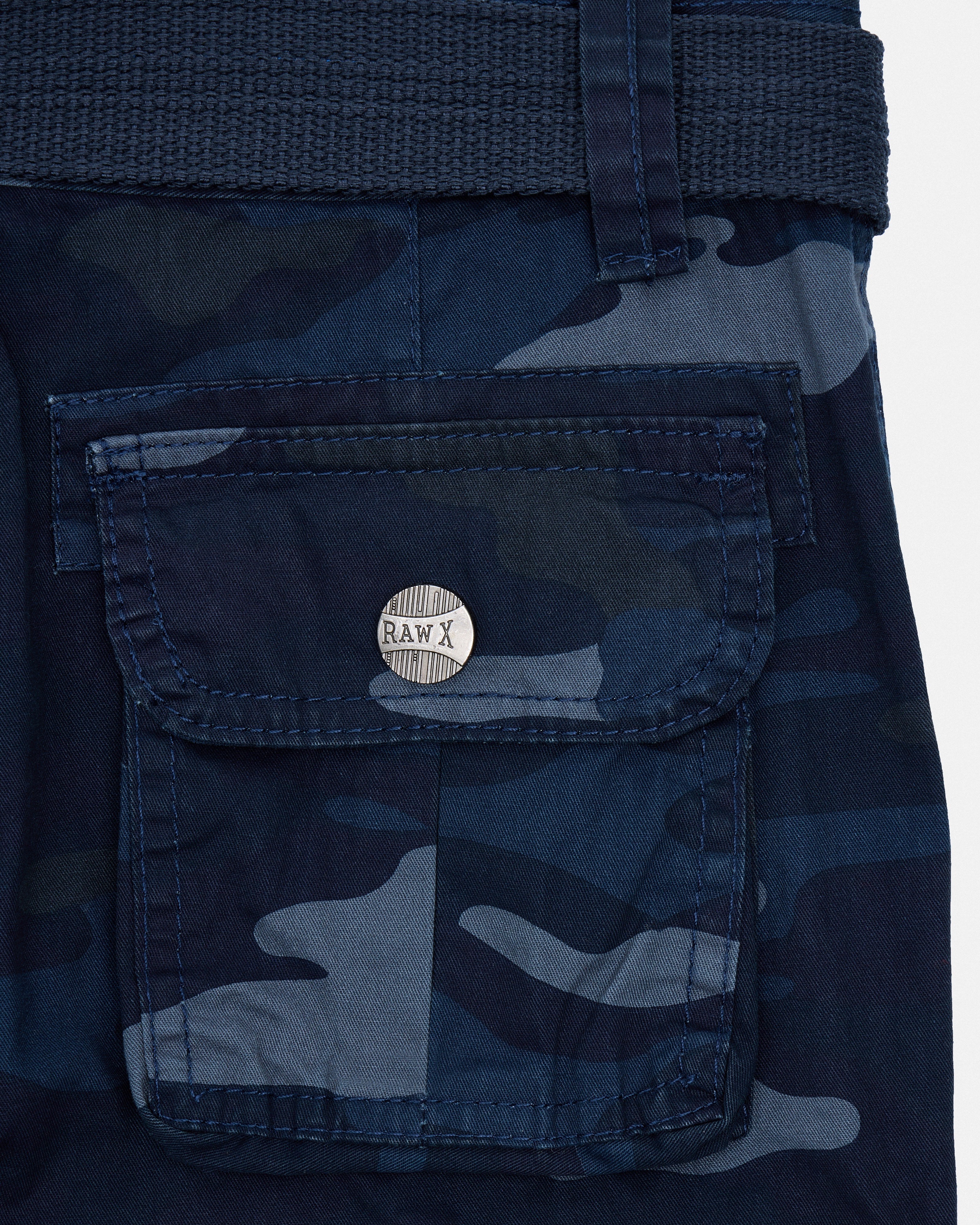 #RBS-19021 Boy's Belted Twill Cargo Shorts, Size 8-18-thumbmail-46