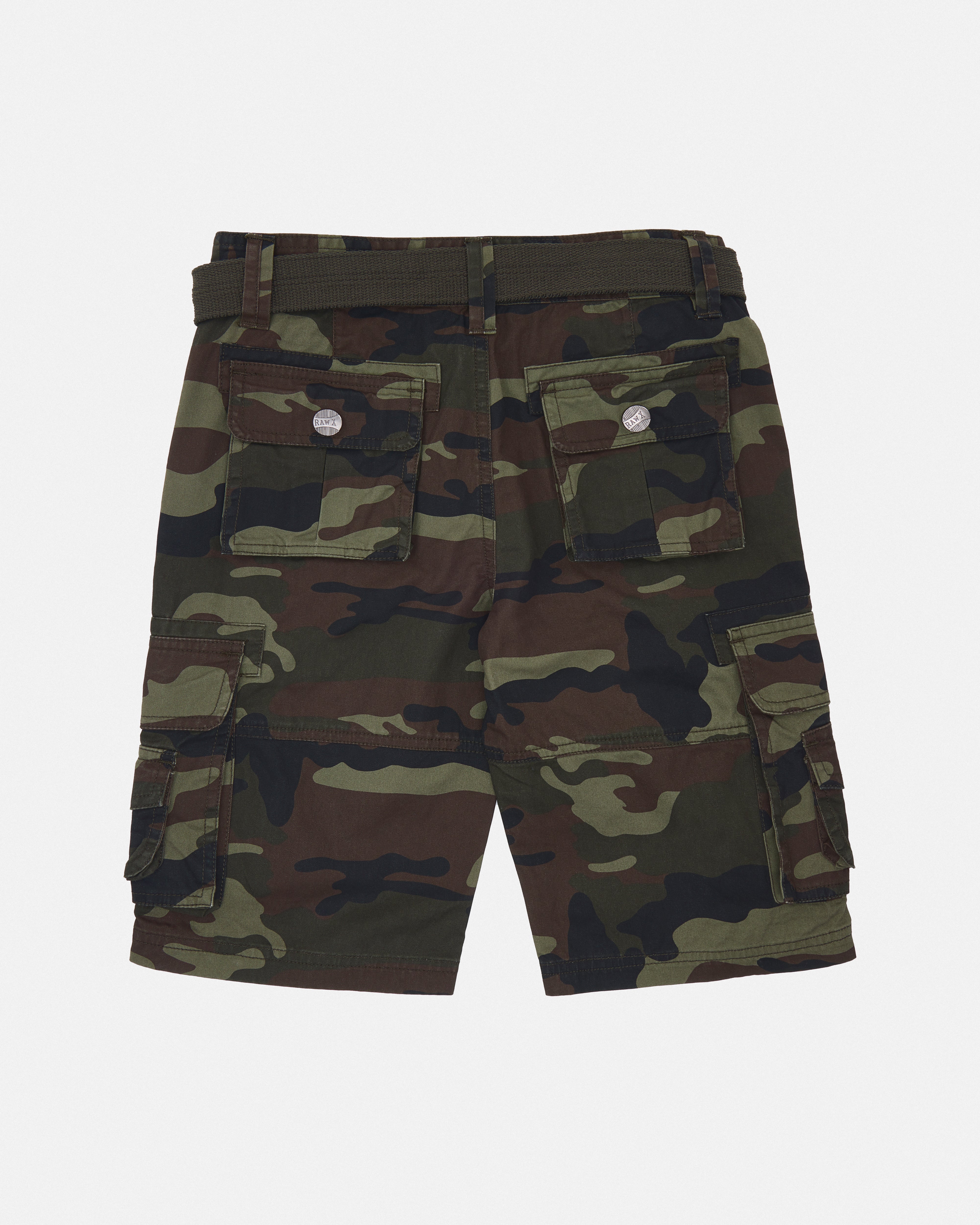#RBS-19021 Boy's Belted Twill Cargo Shorts, Size 8-18-thumbmail-50