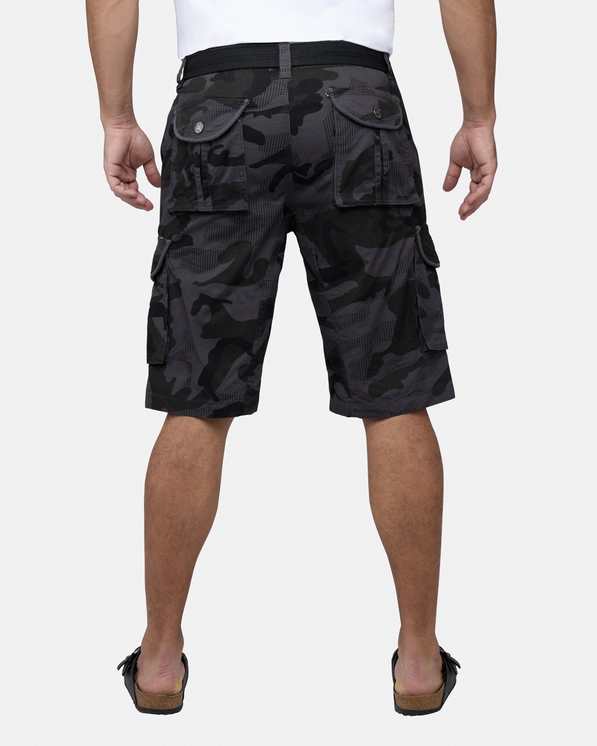 【oan】Front Snap Cargo Bermuda Pants Raw X Men's 12.5